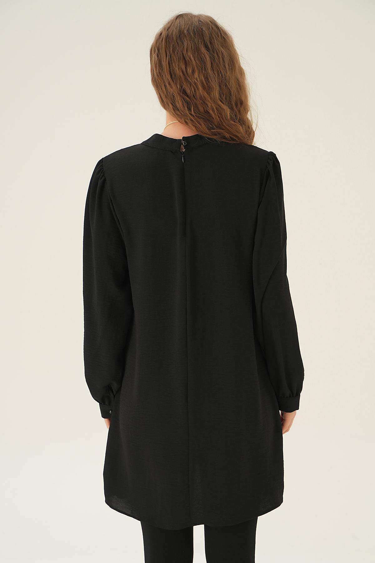 Siyah Püsküllü Tunik 25054 - 3