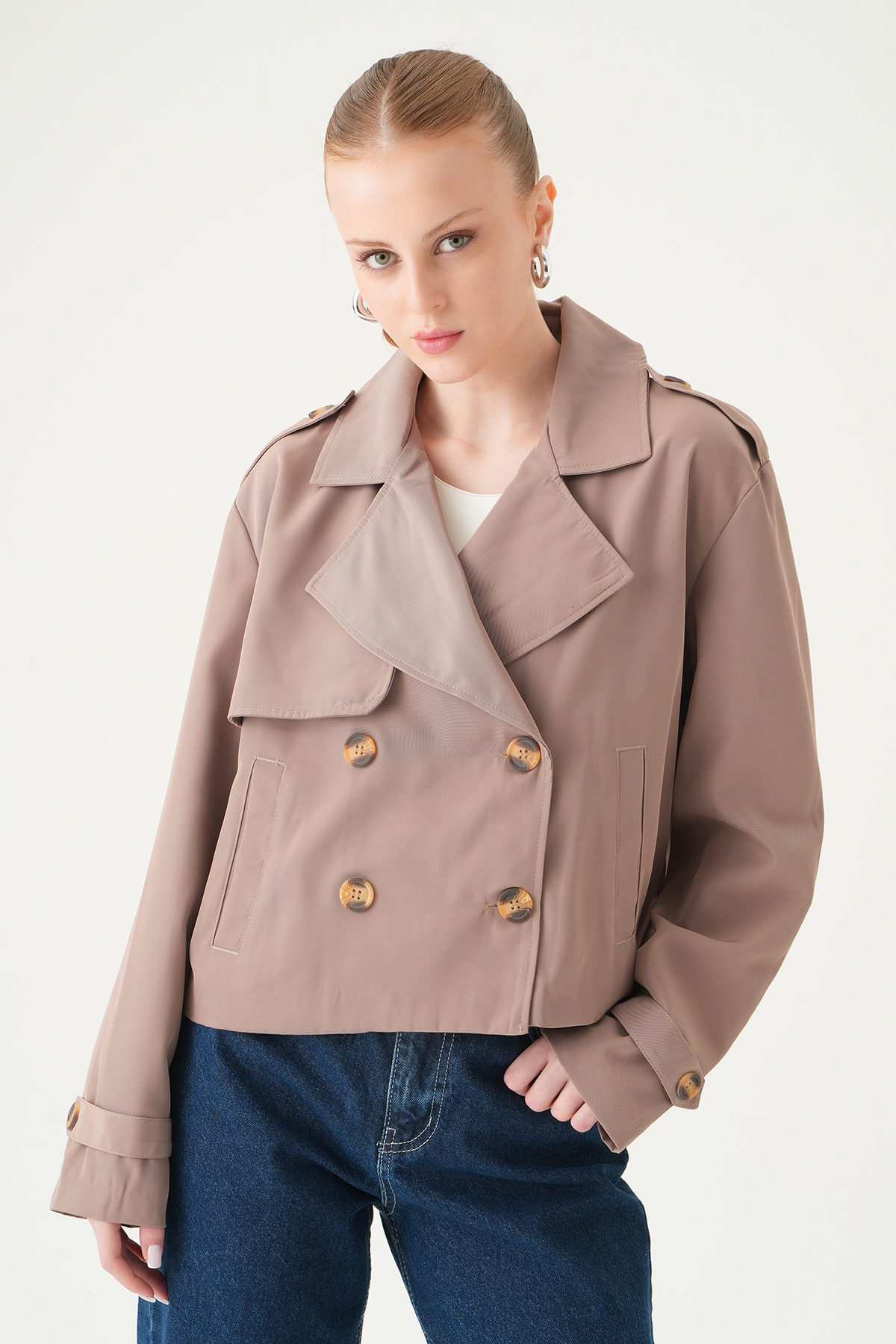 Vizon Düğmeli Kısa Treçkot 251830 - RAYS (1)