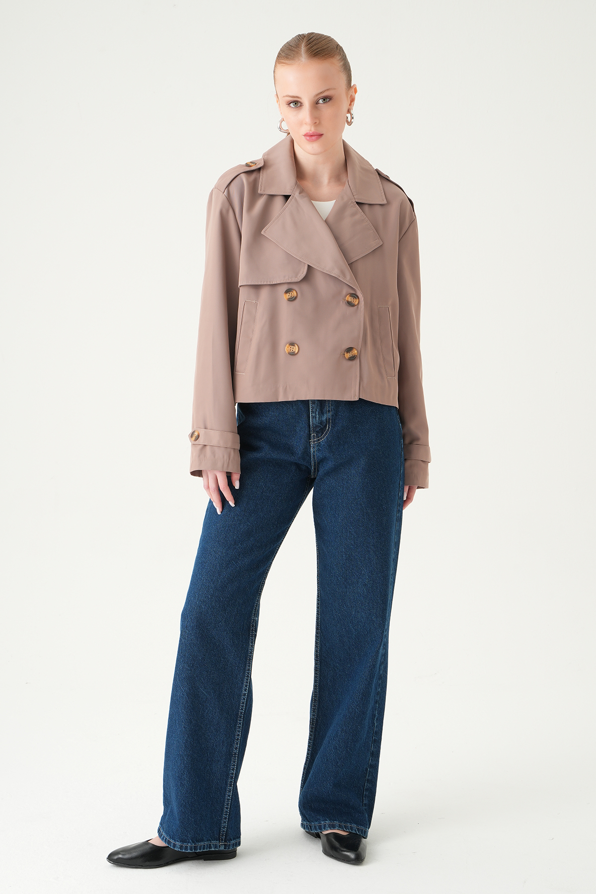 Vizon Düğmeli Kısa Treçkot 251830 - 3