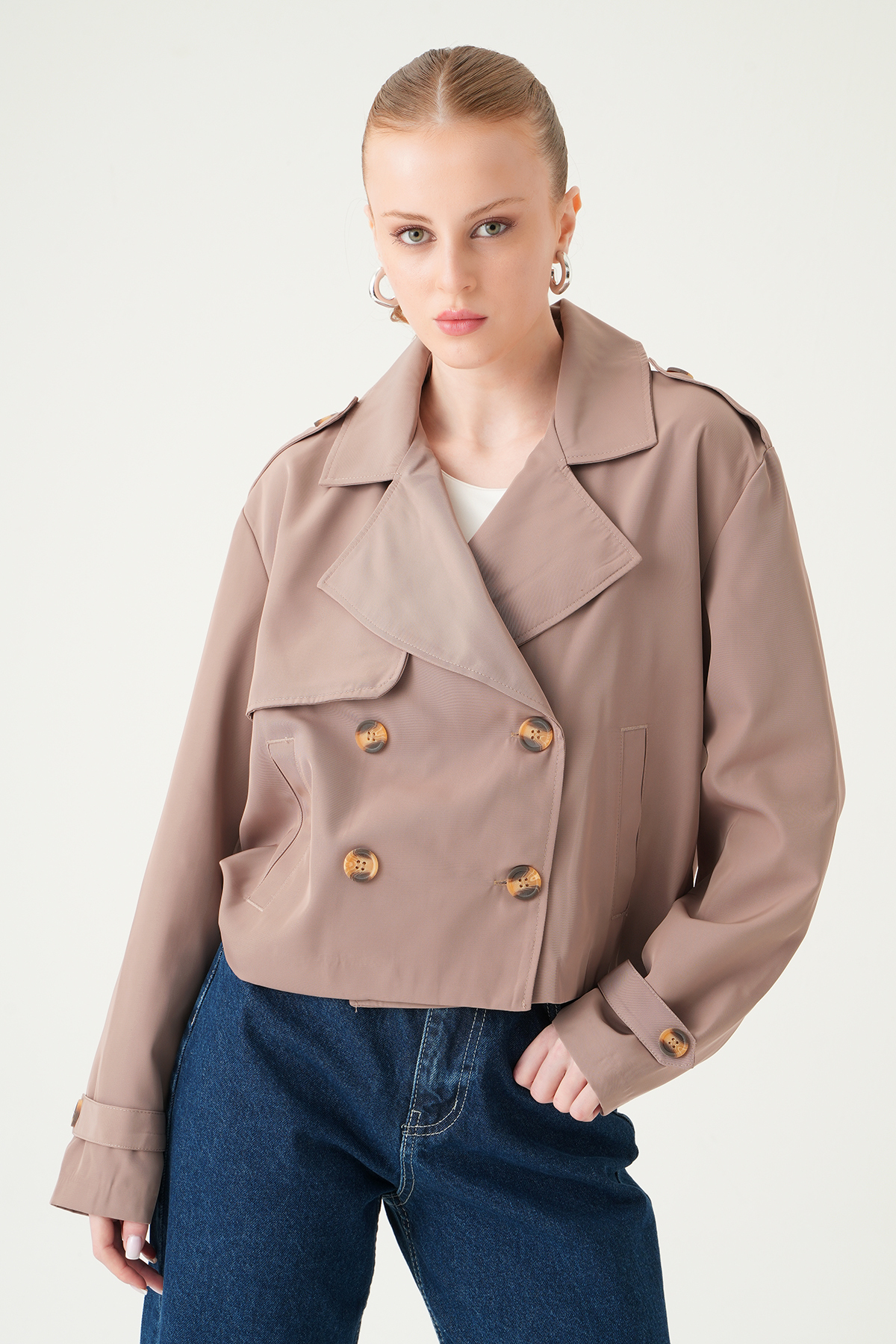 Vizon Düğmeli Kısa Treçkot 251830 - 6