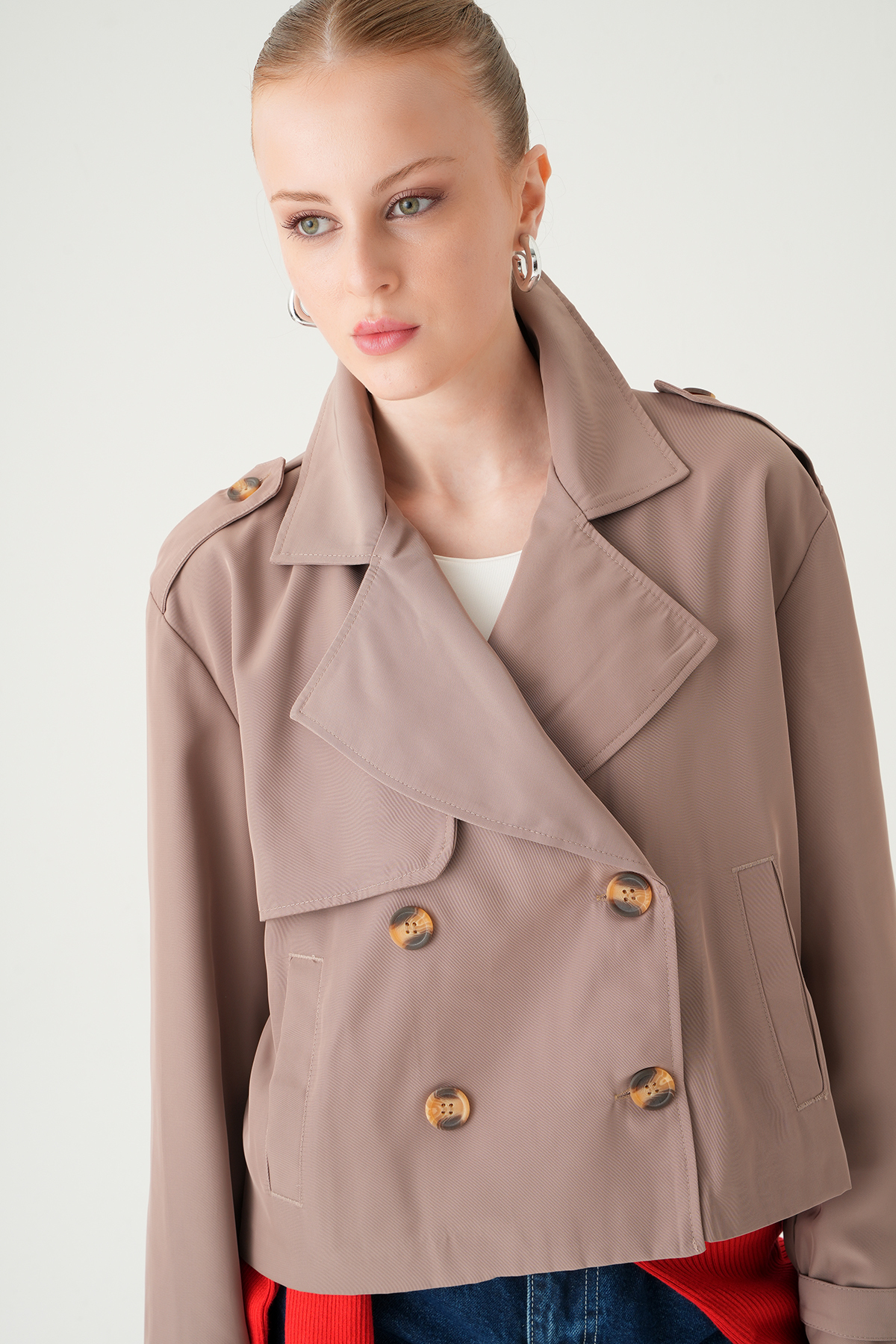 Vizon Düğmeli Kısa Treçkot 251830 - 7