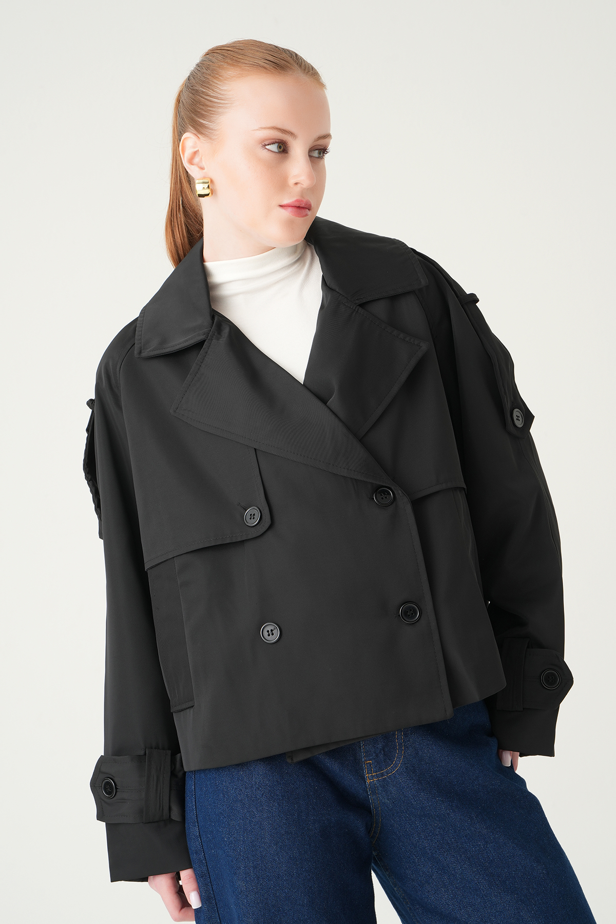 Siyah Parçalı Treçkot 251858 - RAYS