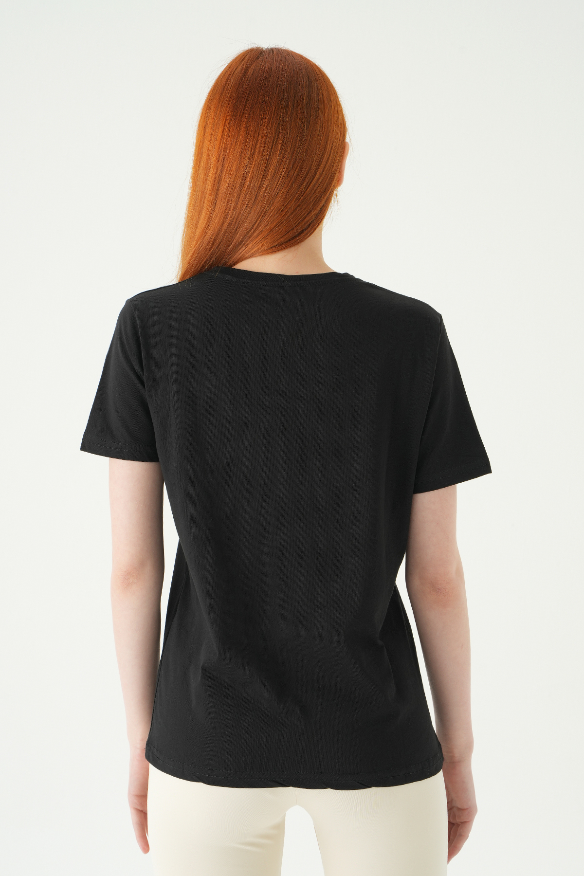 Siyah Kabartmalı Tişört 25230 - 5