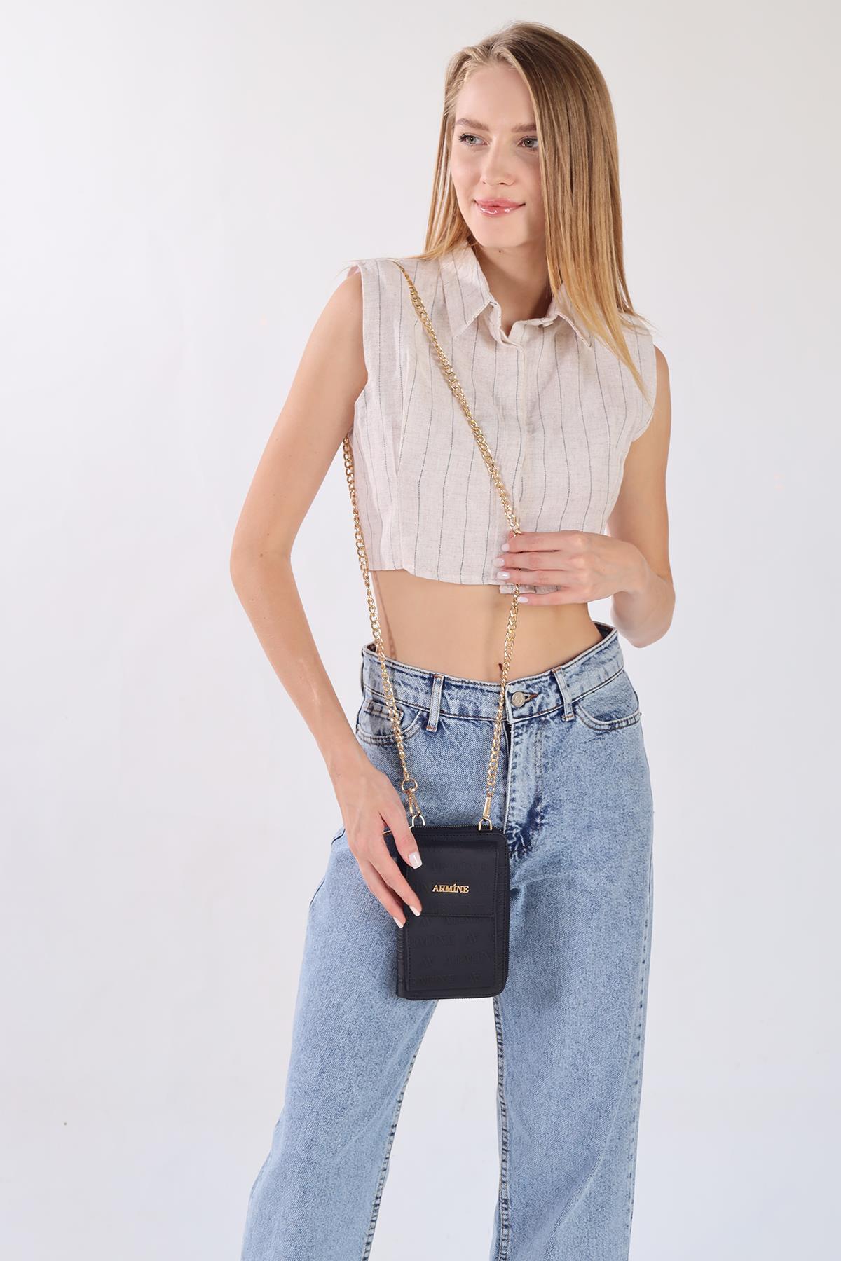 Siyah Zincir Askılı Çanta 265 - 9