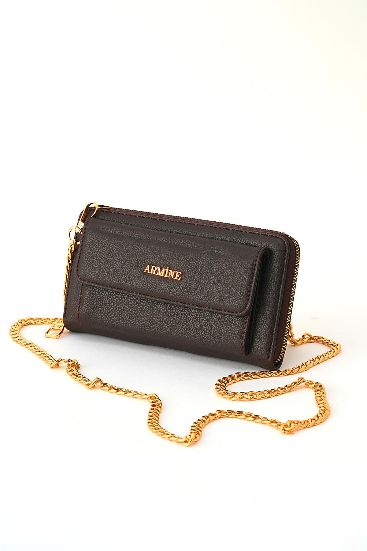 Kahve Pia Omuz Çantası 268 - 1