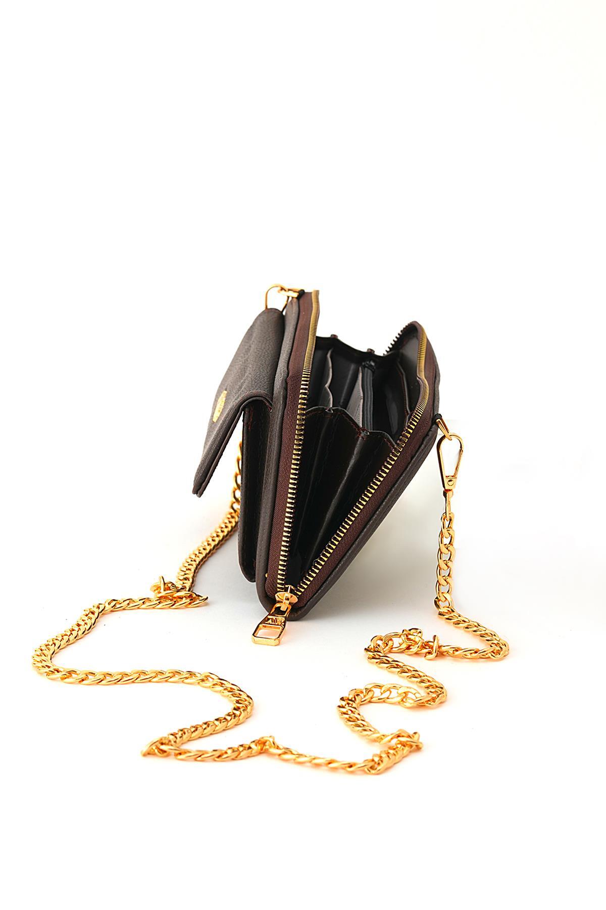 Kahve Pia Omuz Çantası 268 - 3