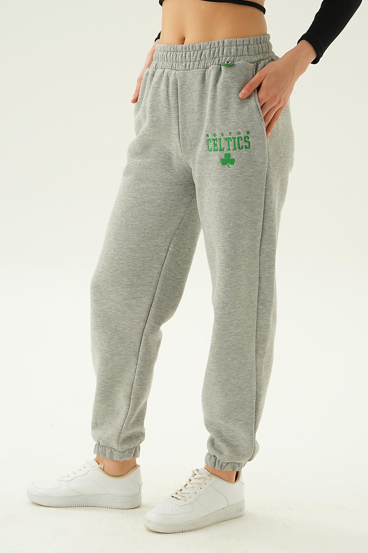 Gri Celtics Nakış Detay Eşofman 2859 - 5