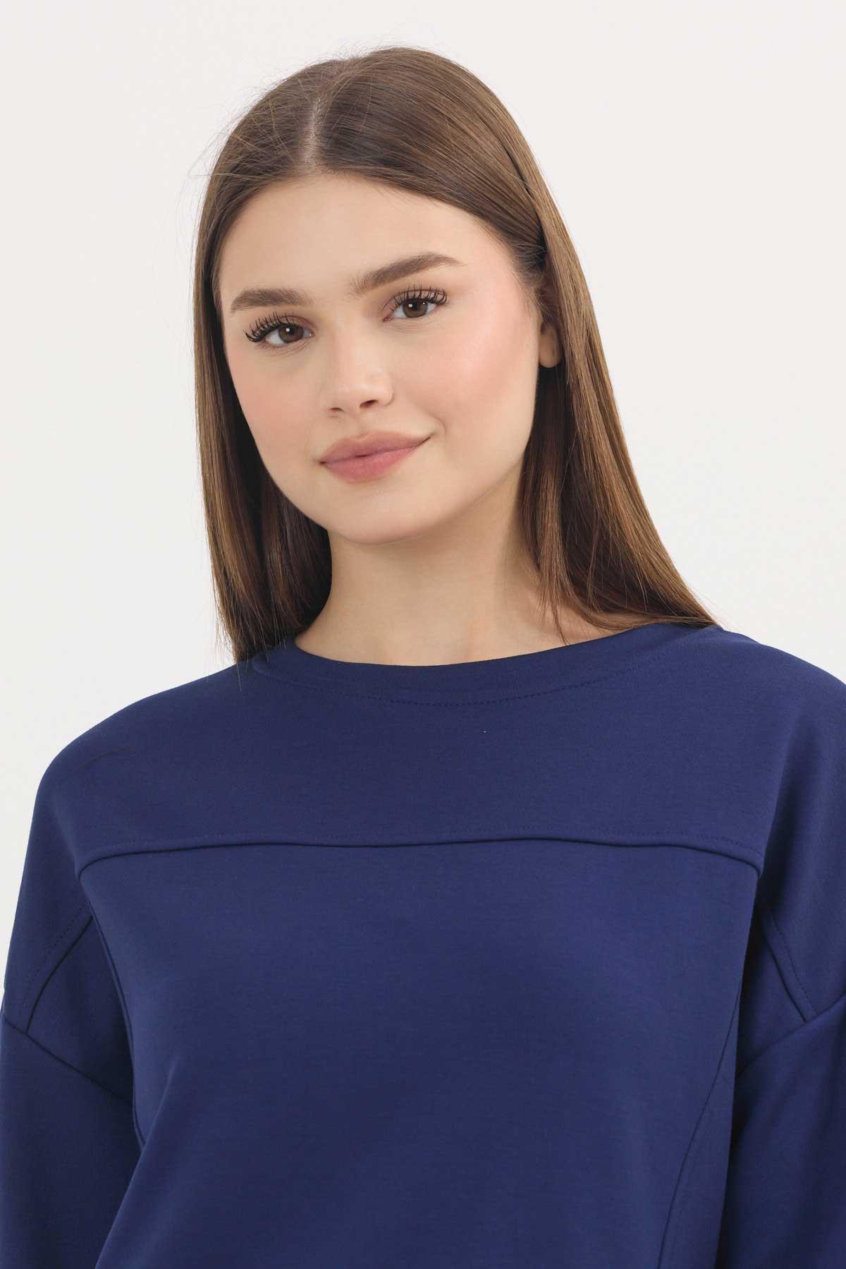 Laci Bisiklet Yaka Parçalı Sweat 3000 - 5