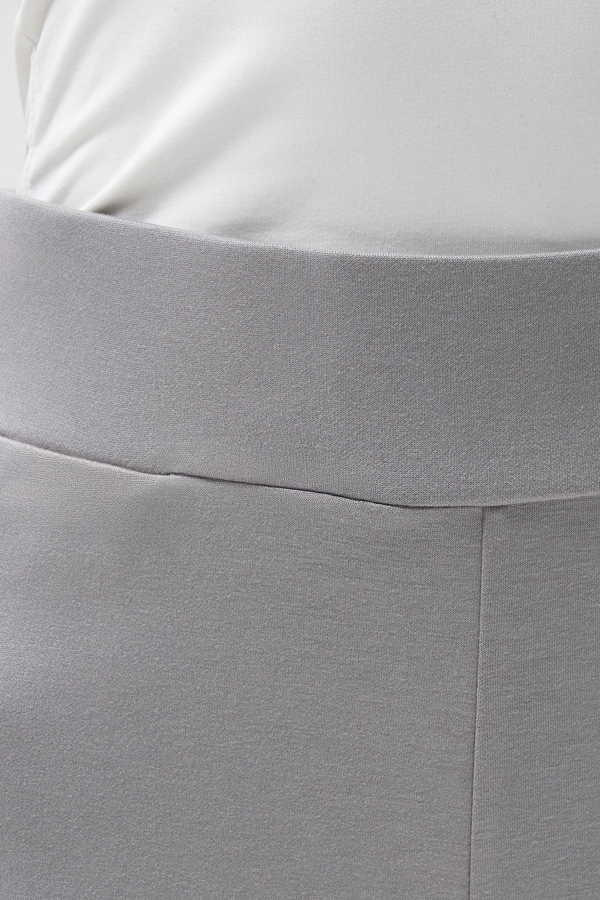 Gri Geniş Paça Yüksek Bel Lastikli Kadın Eşofman Altı 30005 - RAYS