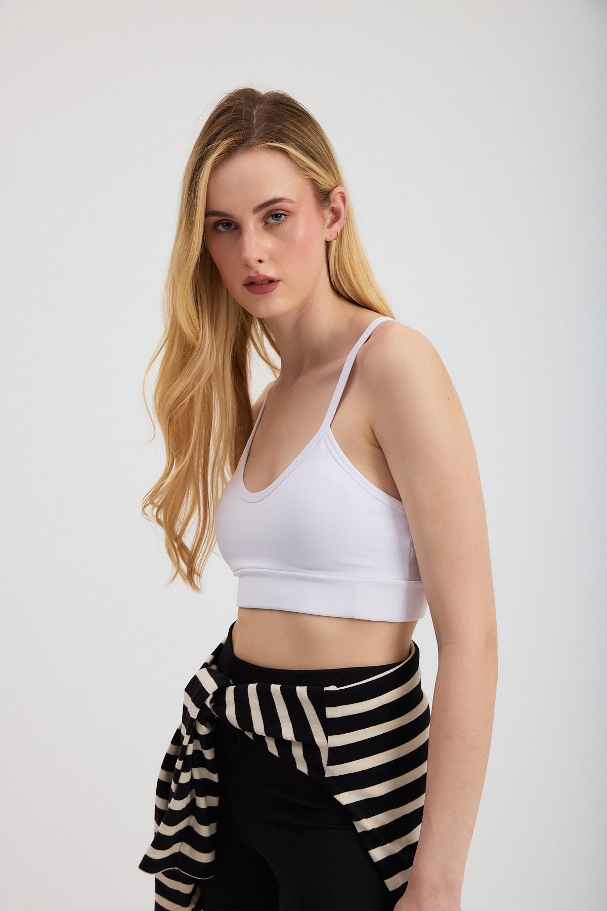 3001 Kaplı Büstiyer Beyaz - 7