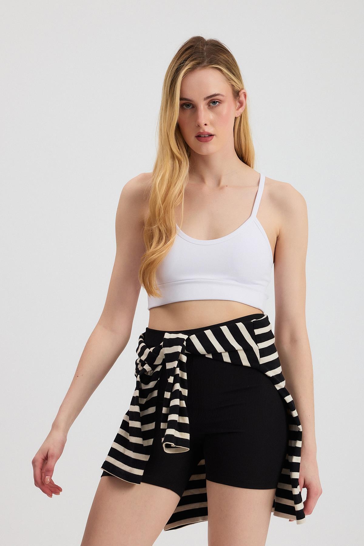 3001 Kaplı Büstiyer Beyaz - 2