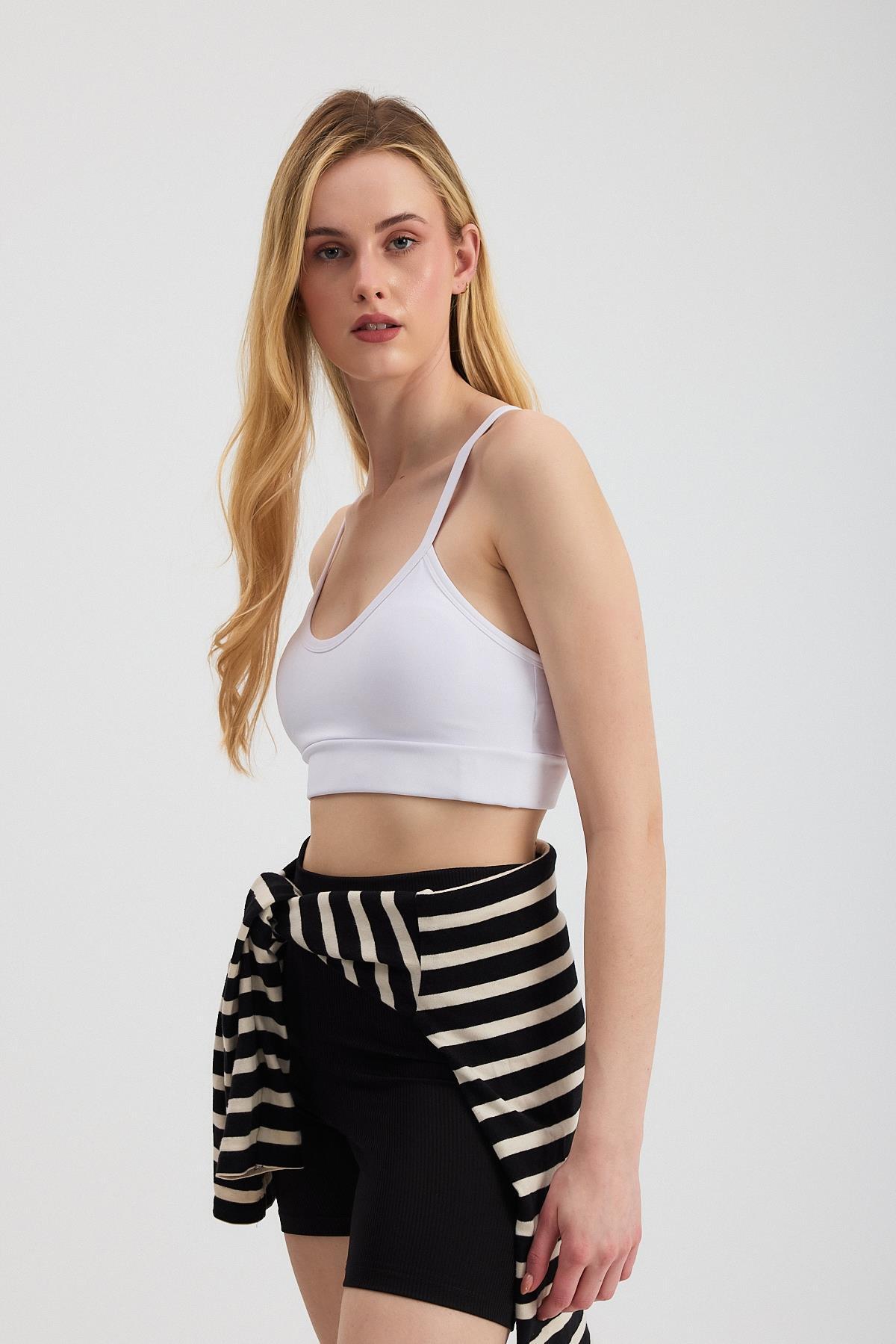 Beyaz Kaplı Büstiyer 3001 - 6