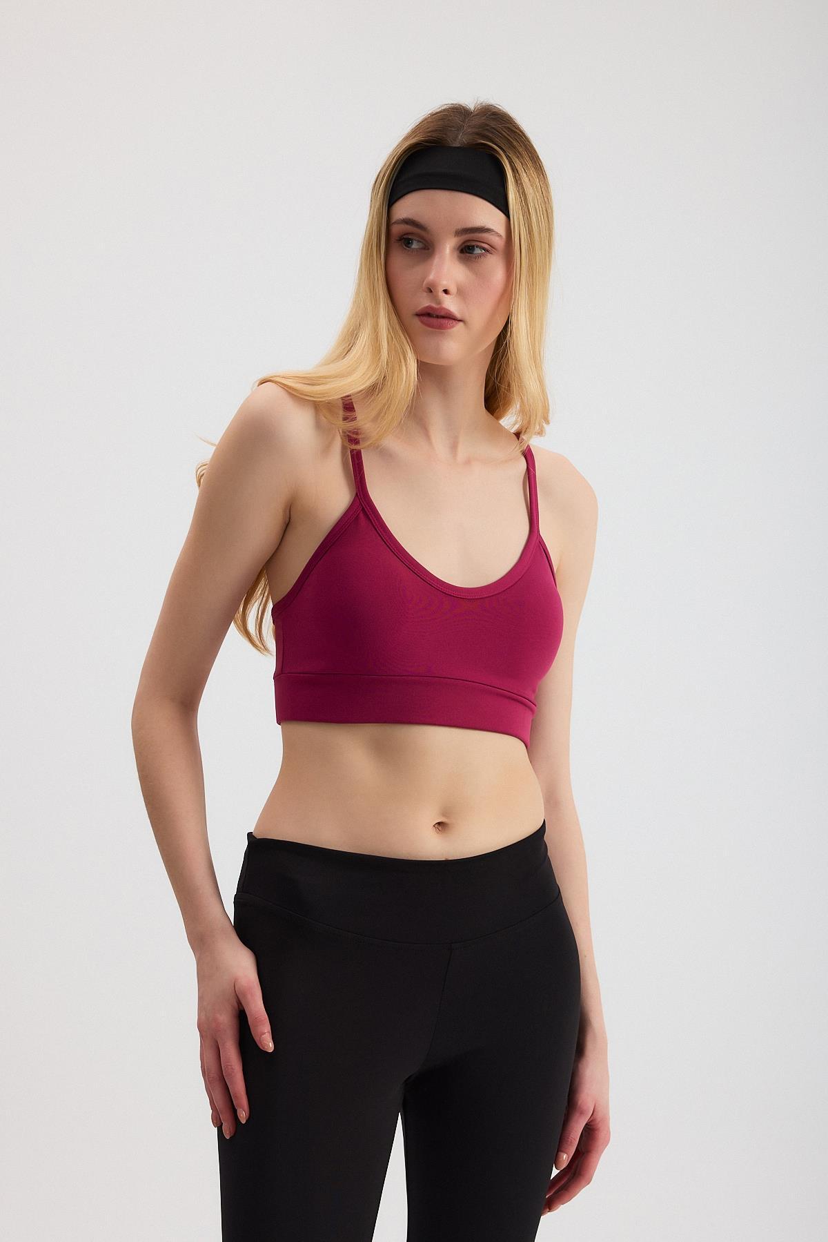 Bordo Kaplı Büstiyer 3001 - 7