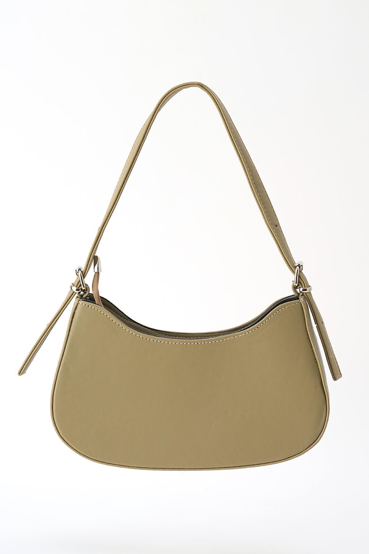 Haki Oval Omuz Çantası 3001 - 2