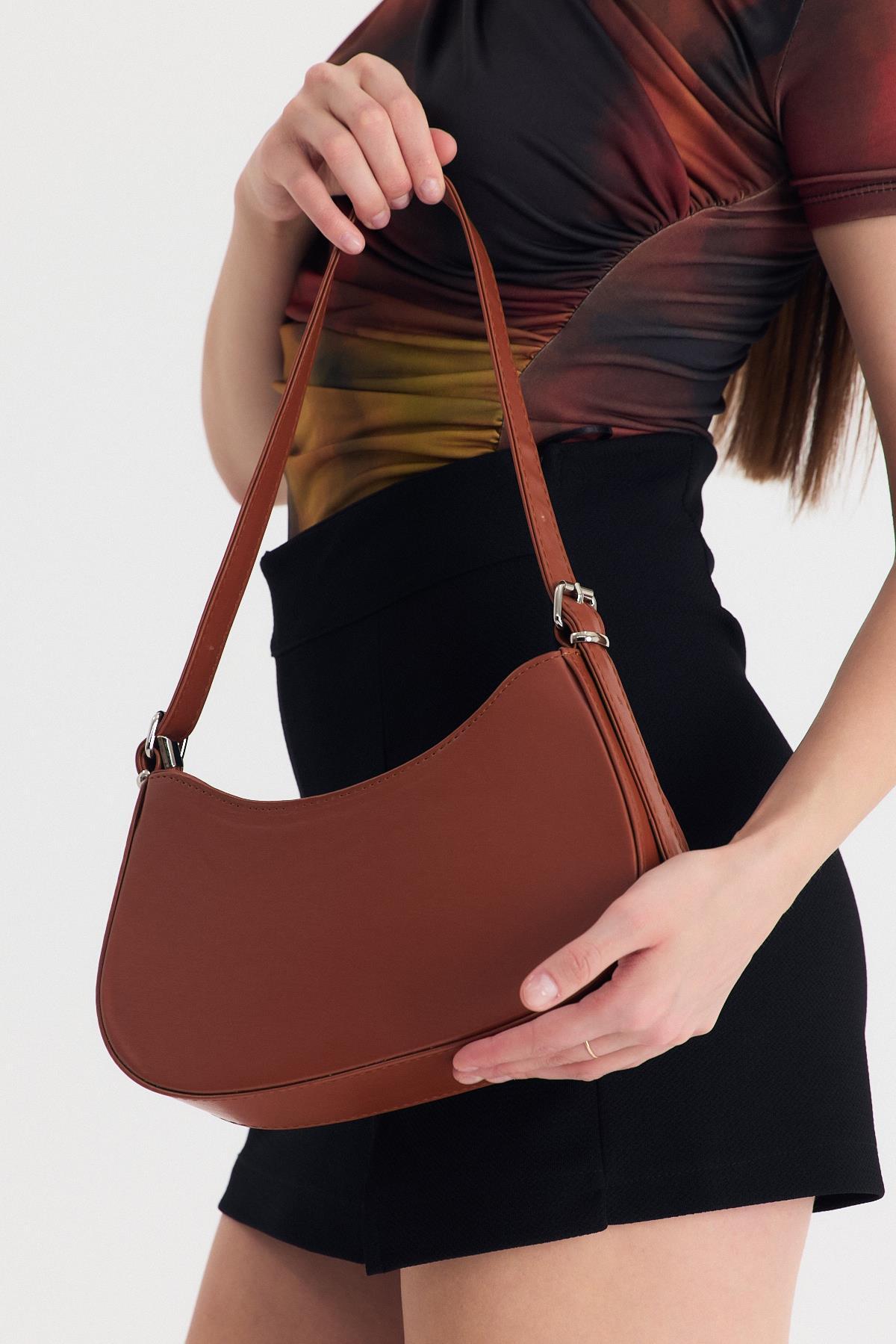 Taba Oval Baget Çanta 3001 - 6