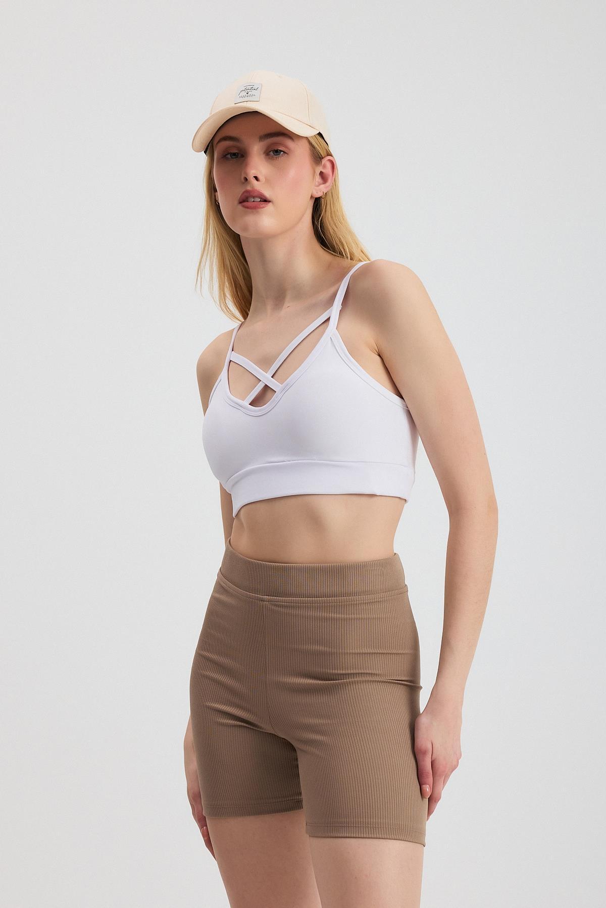 Beyaz Ön Çapraz Detay Büstiyer 3002 - RAYS (1)