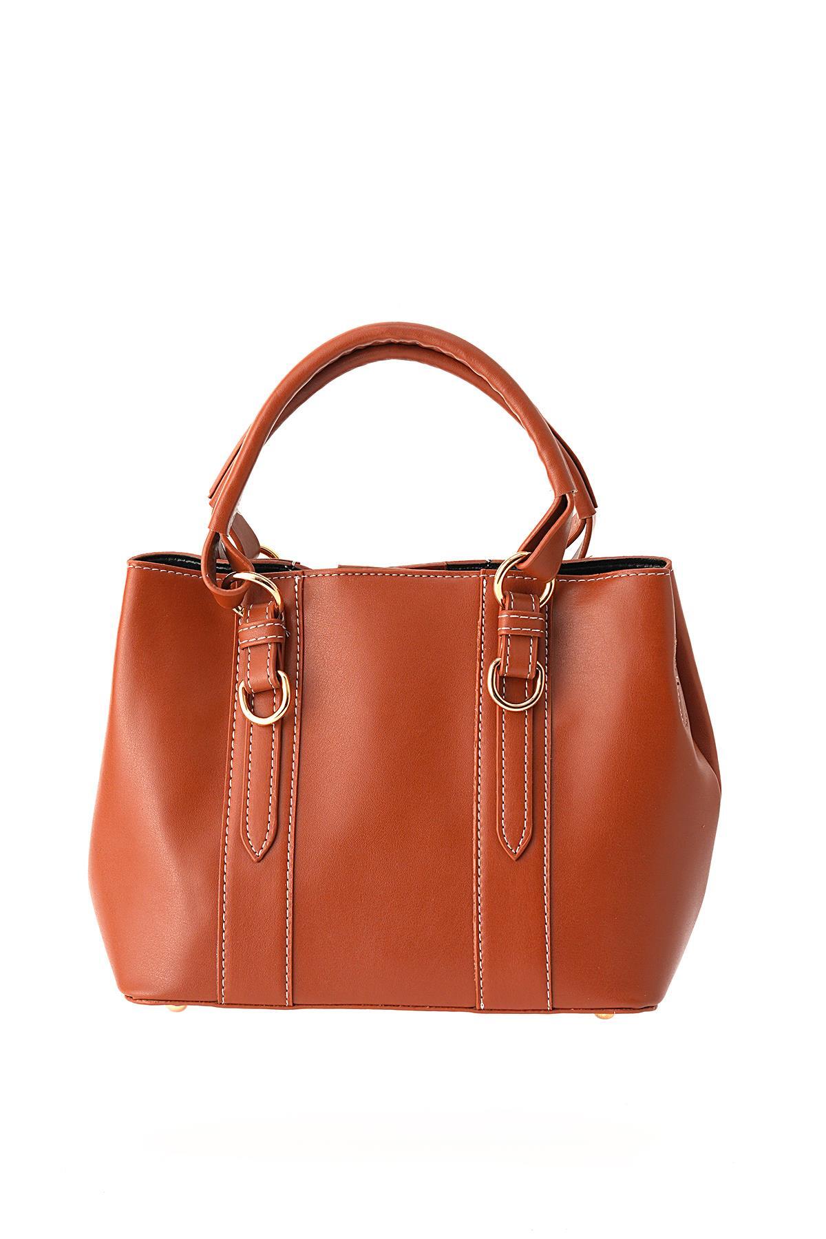 Taba İki Tokalı El Çantası 3003 - 3