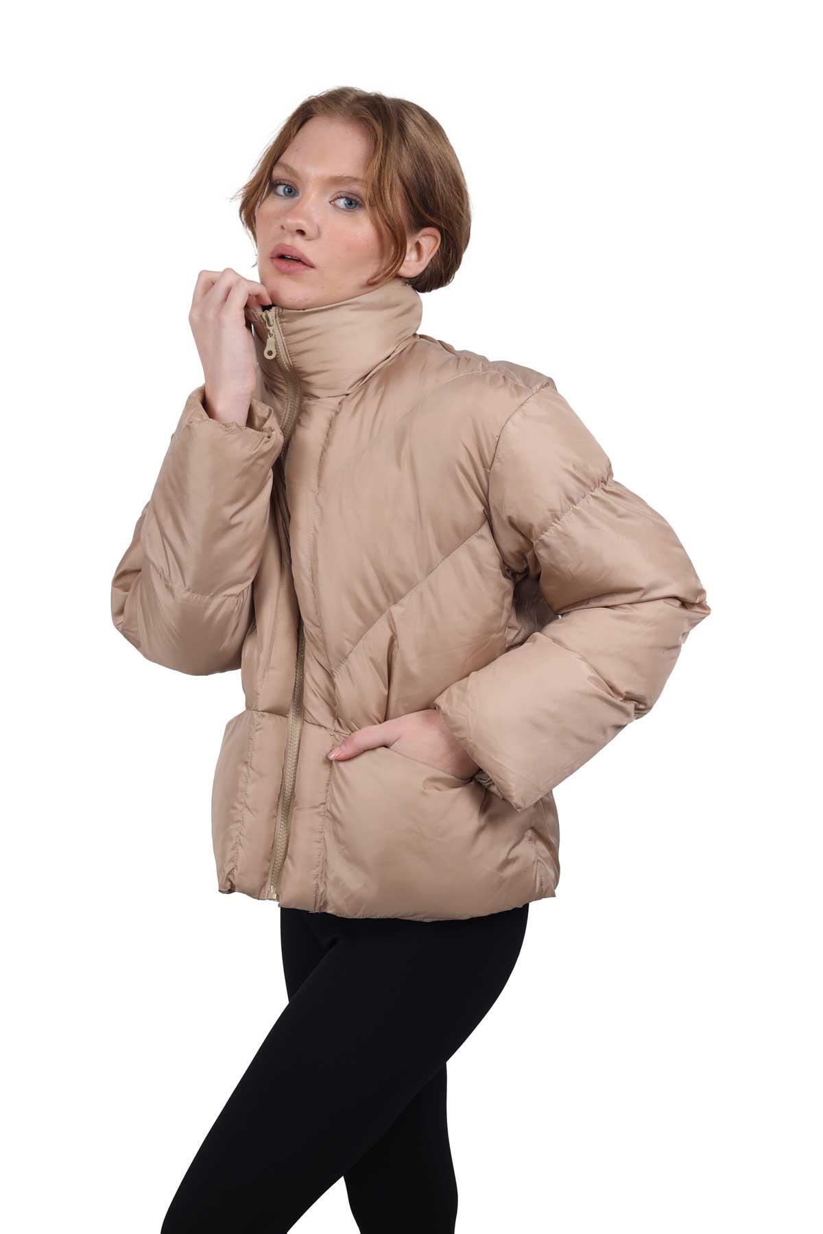 Bej Şişme Mont 3005 - 3