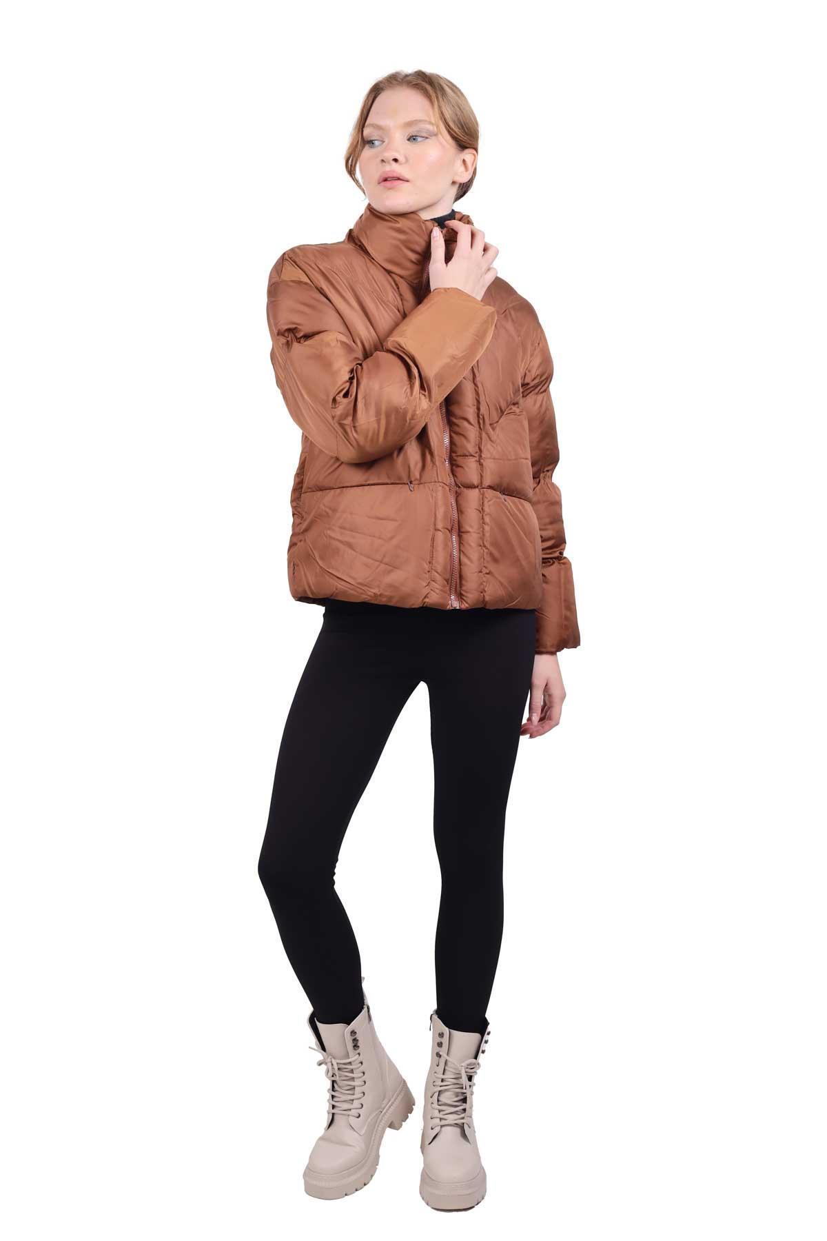 Kahve Şişme Mont 3005 - 7