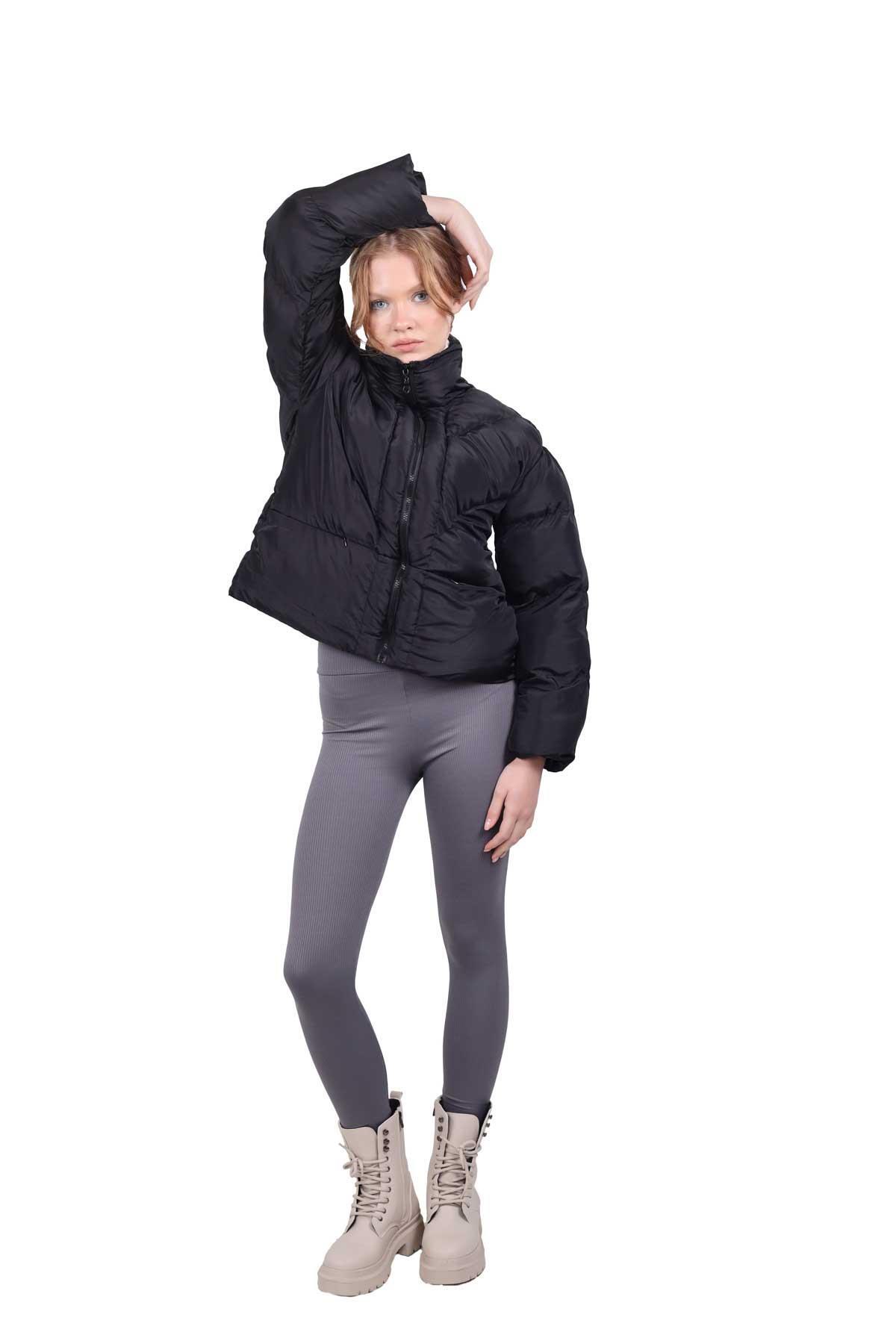 Şişme Mont 3005 Siyah - 7