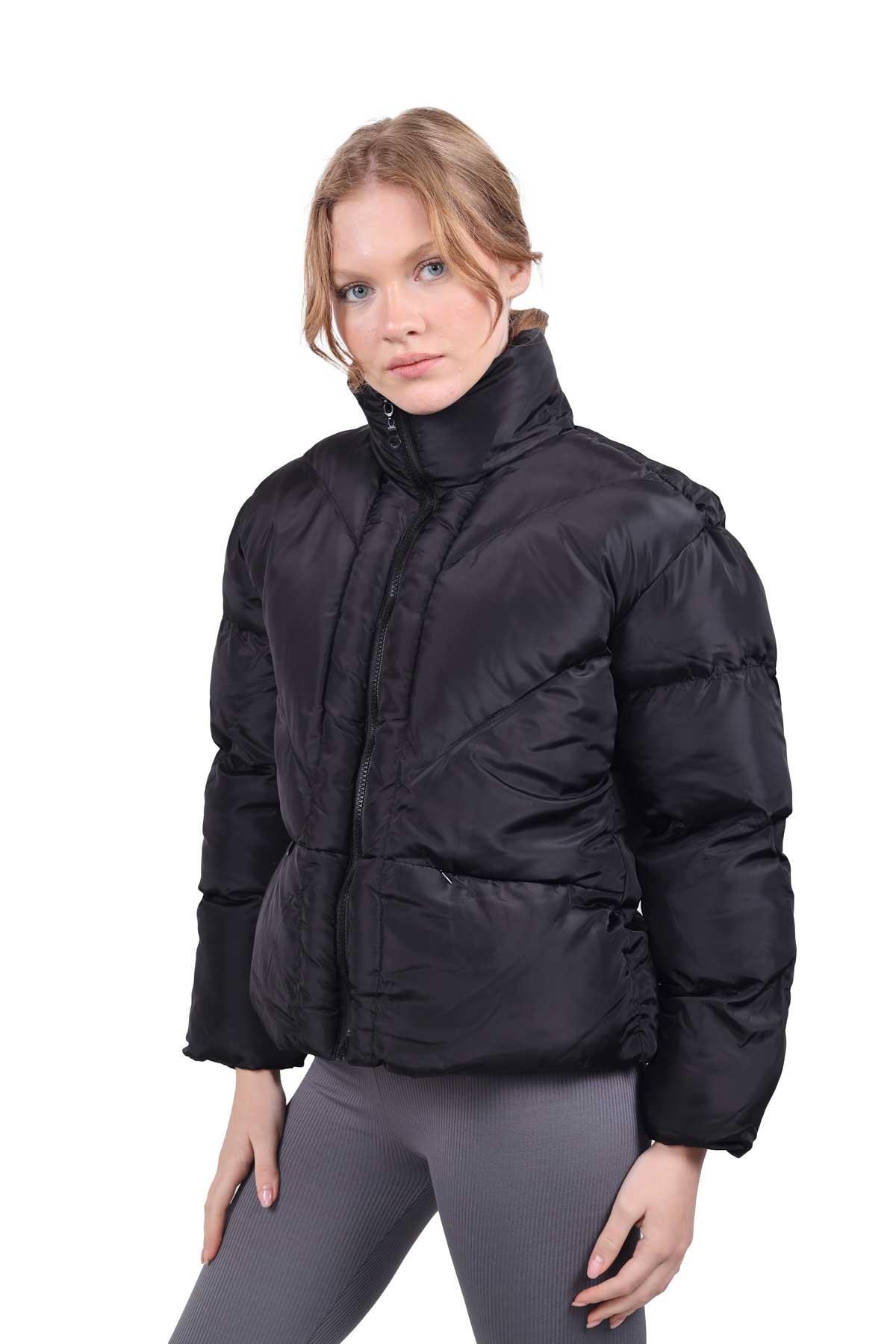 Şişme Mont 3005 Siyah - 8