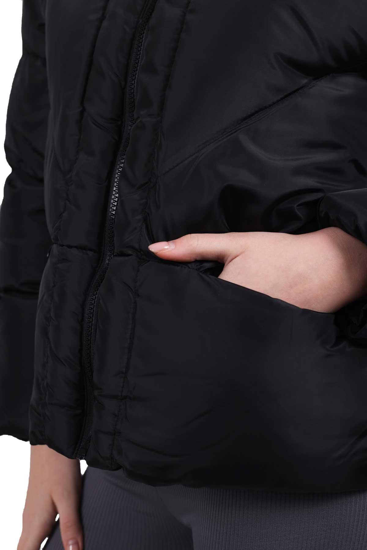 Siyah Şişme Mont 3005 - 5