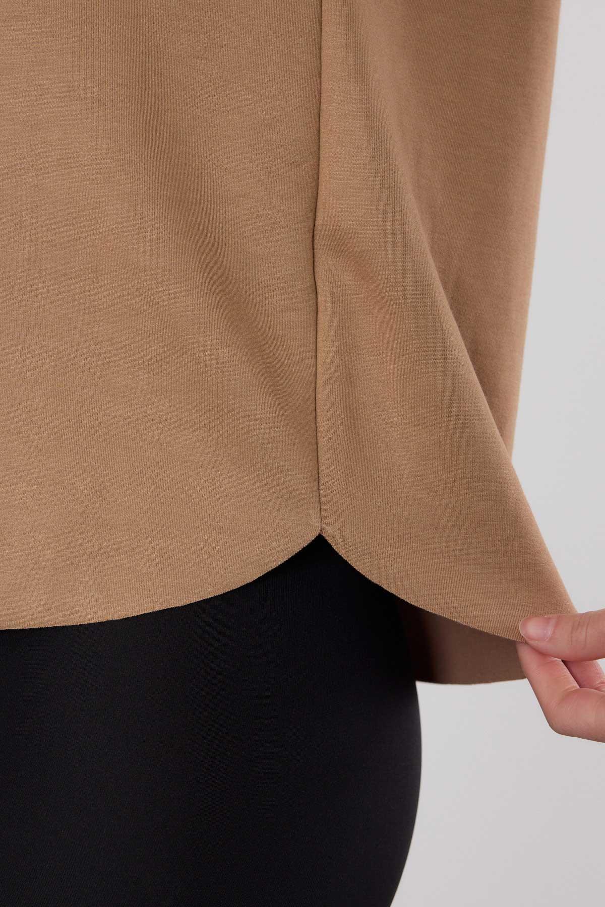 Oval Kesim Oysho Sweat 3007 Camel - RAYS