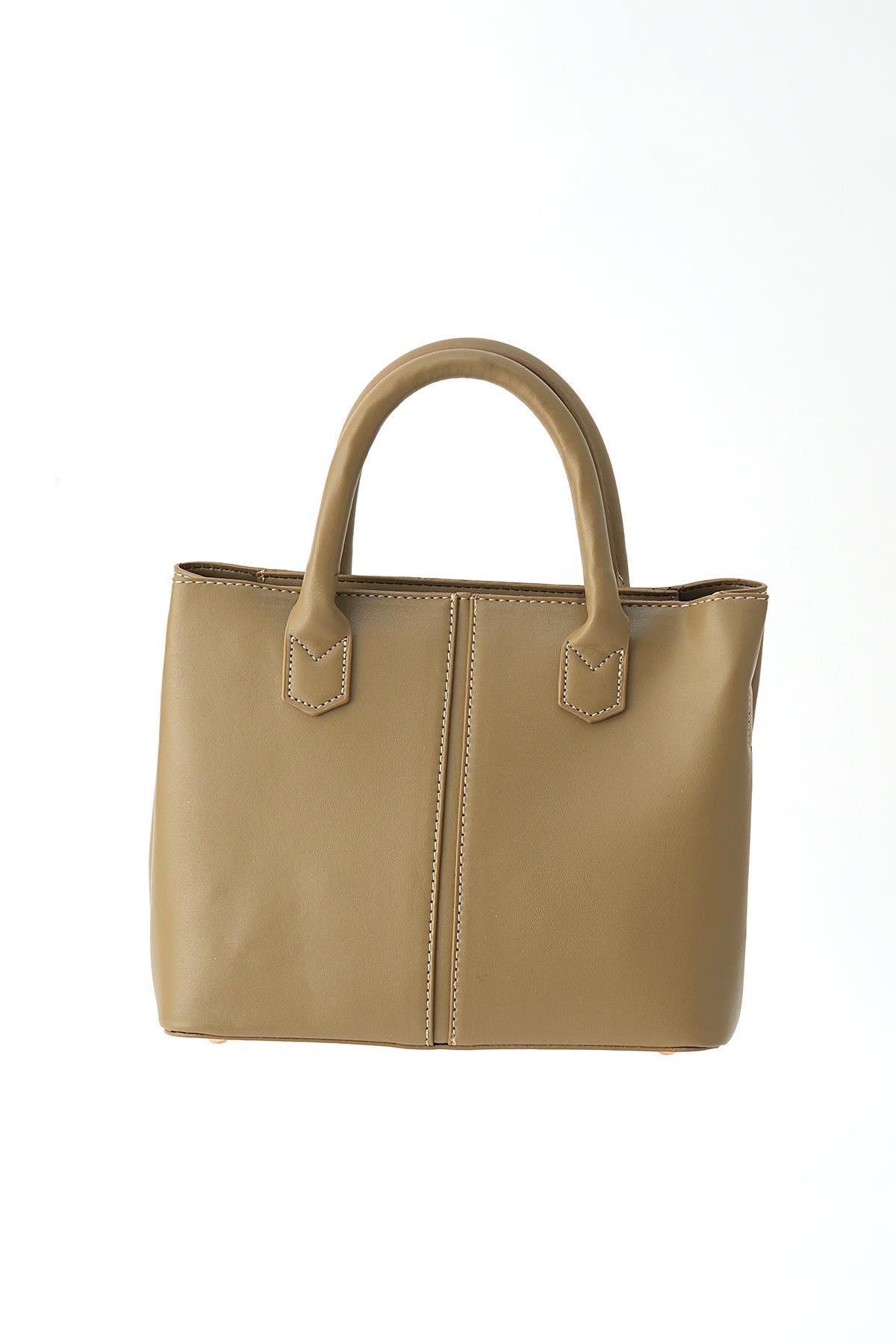 3009 Dikiş Detay El Çantası Haki 