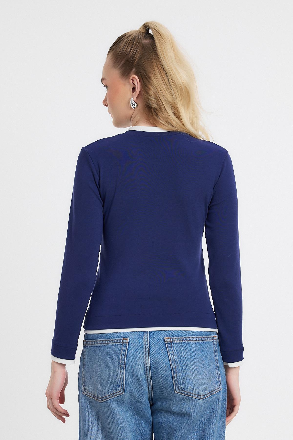 Laci Ribana Detay Uzun Kollu Bluz 3011 - 5