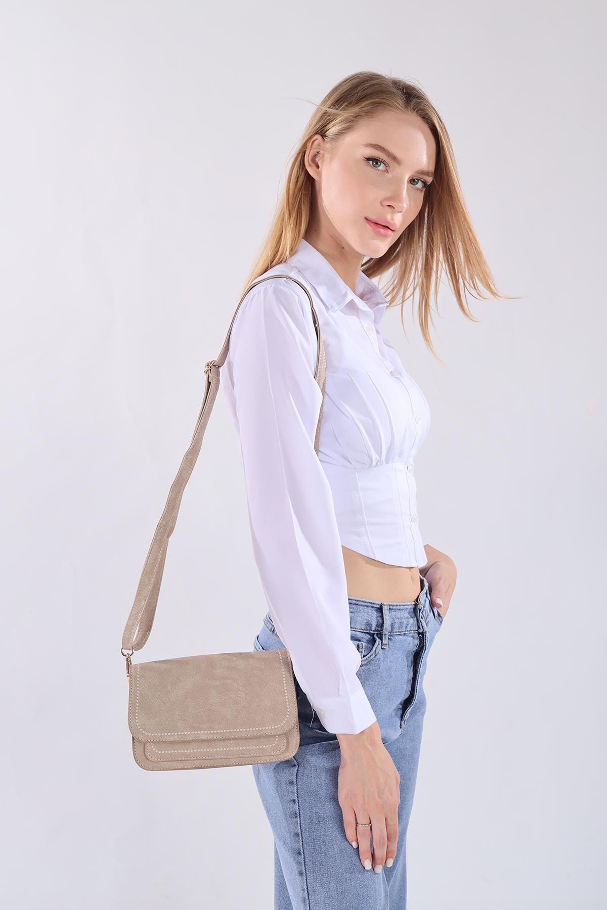 Vizon Şerit Detay Çanta 3015 - 1