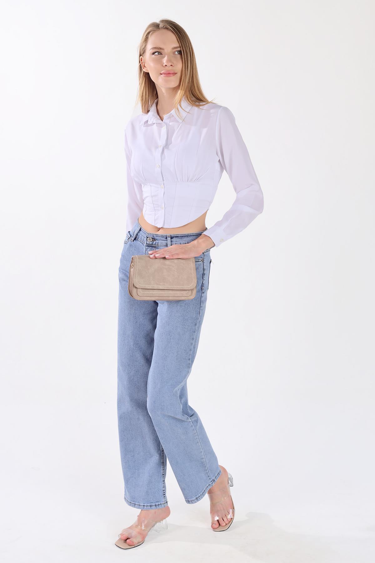 Vizon Şerit Detay Çanta 3015 - 11