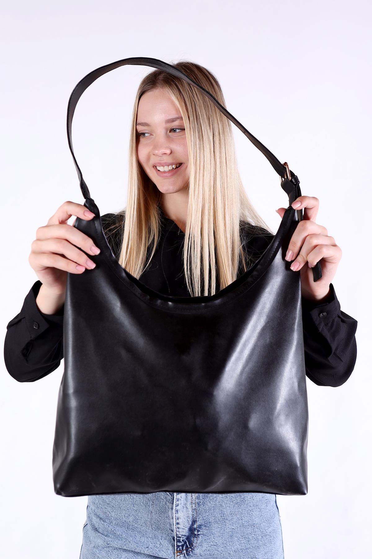 3016 Geniş Çanta Siyah - RAYS