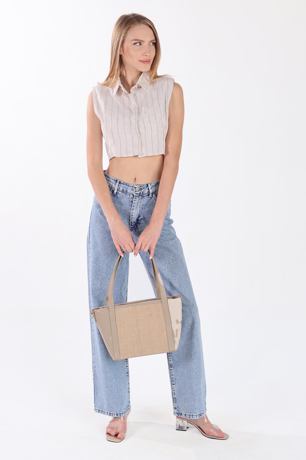 Vizon Gövde Hasır Çanta 3017 - 2