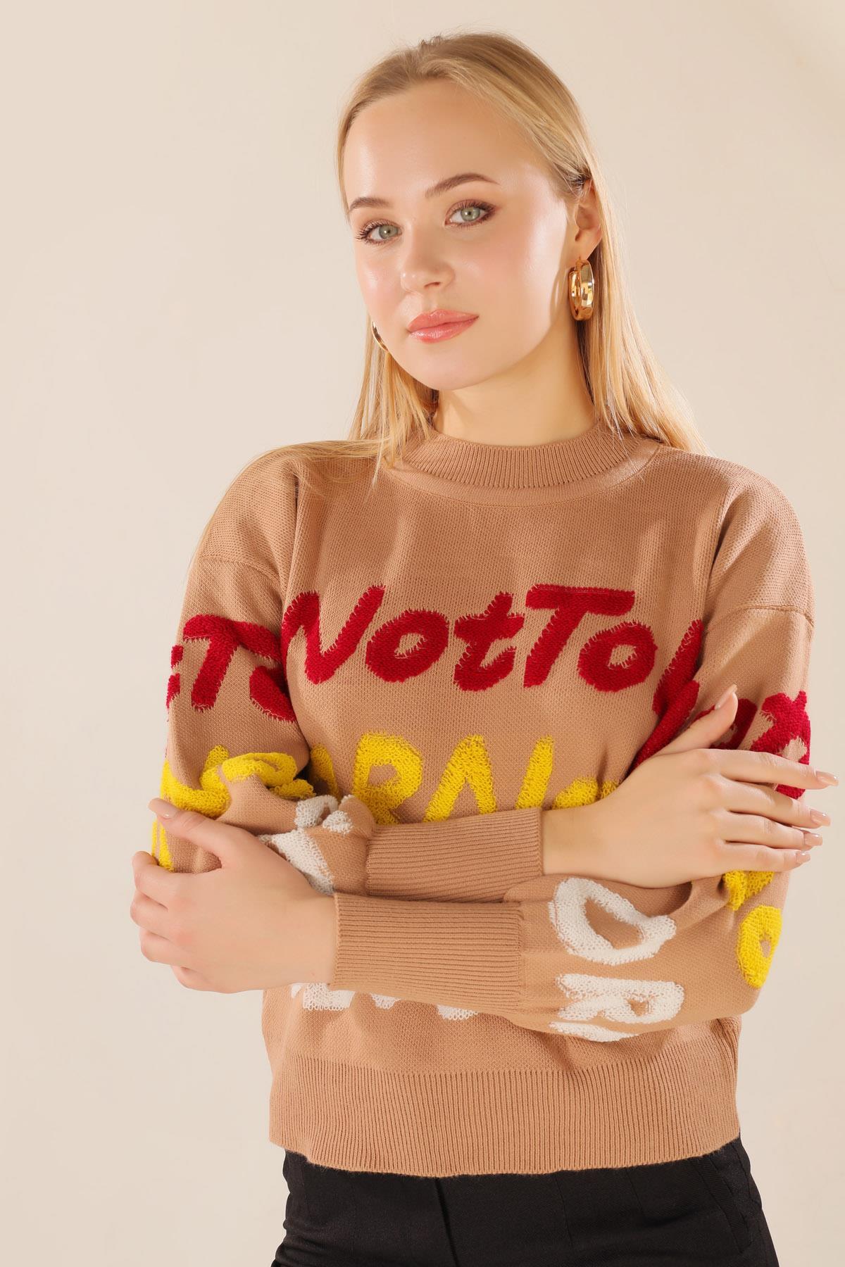 Bisküvi Yazı Baskılı Kazak 3017 - 1