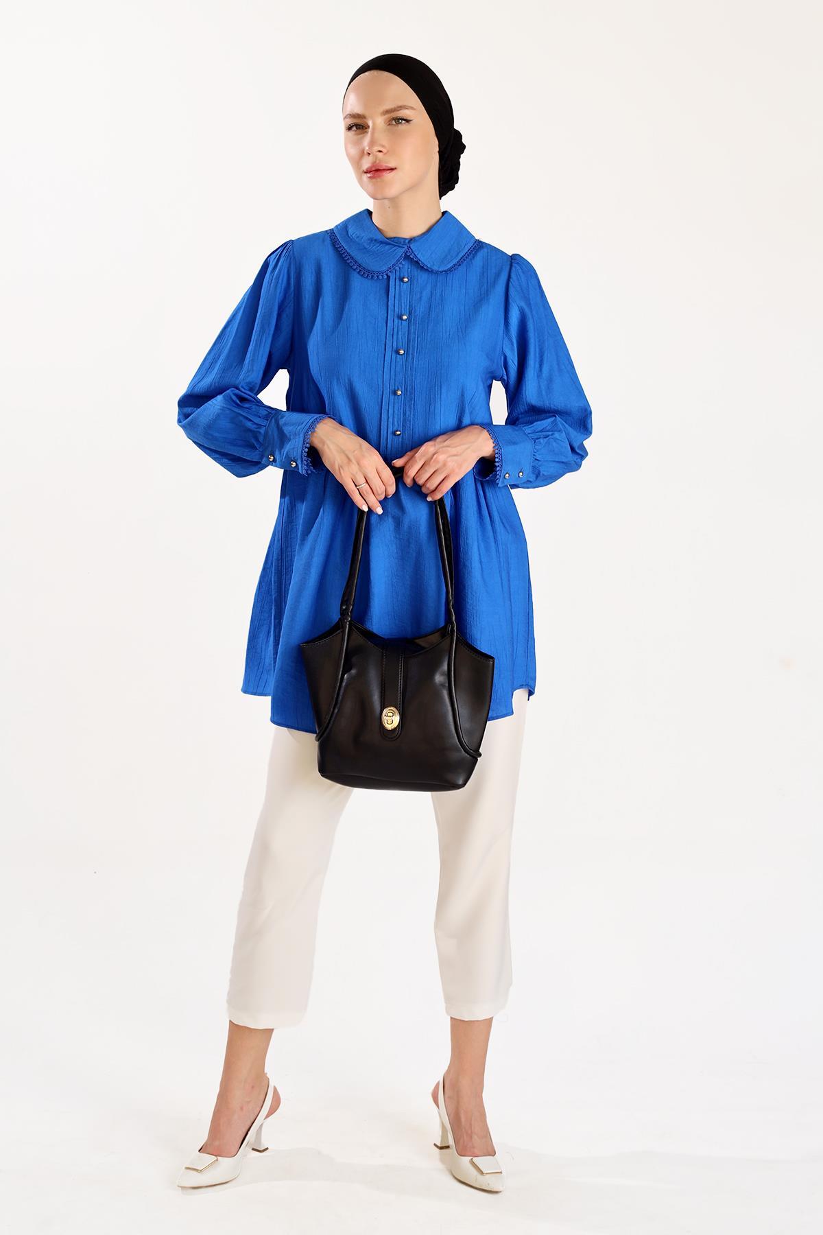 Siyah Toka Kemerli Çanta 3018 - 6