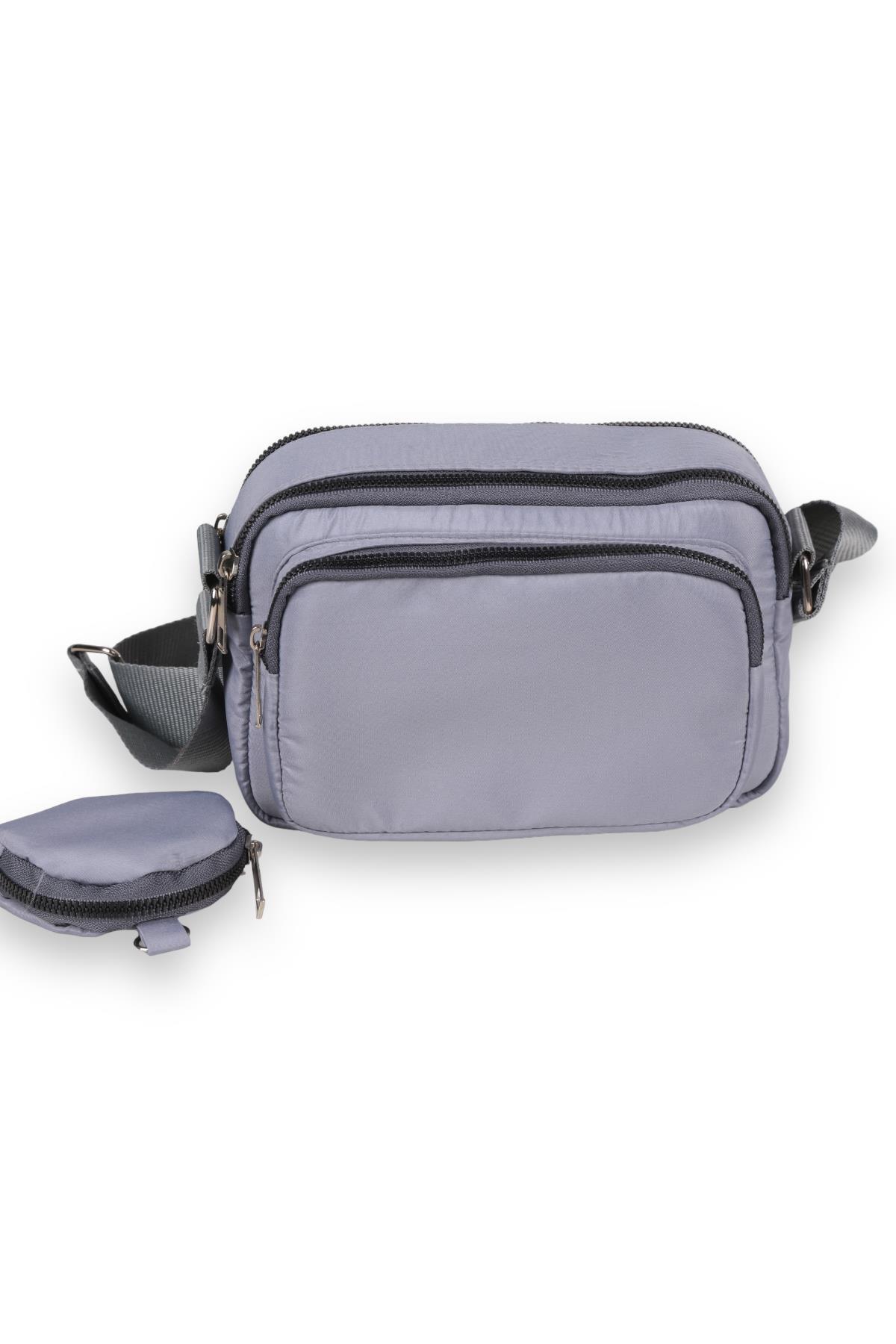 Gri Cüzdanlı Bondıt Çanta 3019 - 1