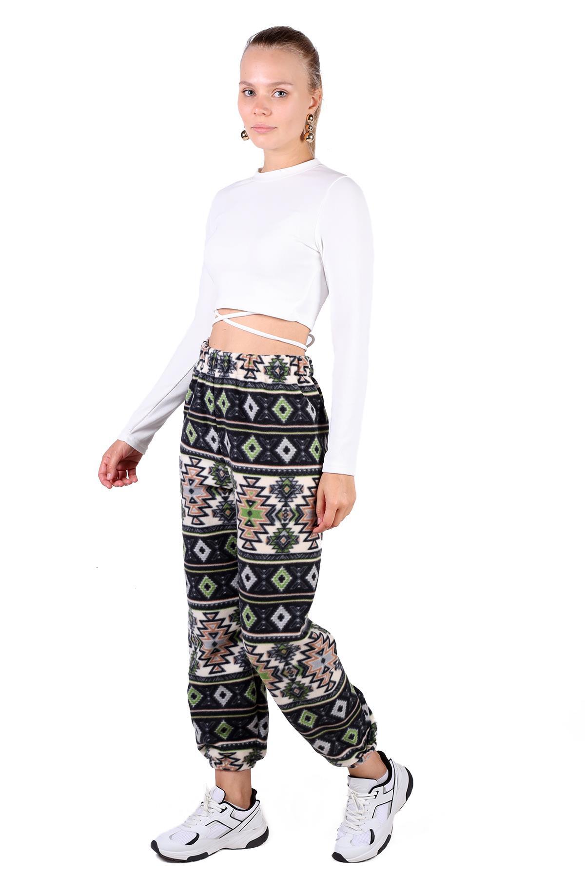 Siyah Desenli Pijama 3026A - 7