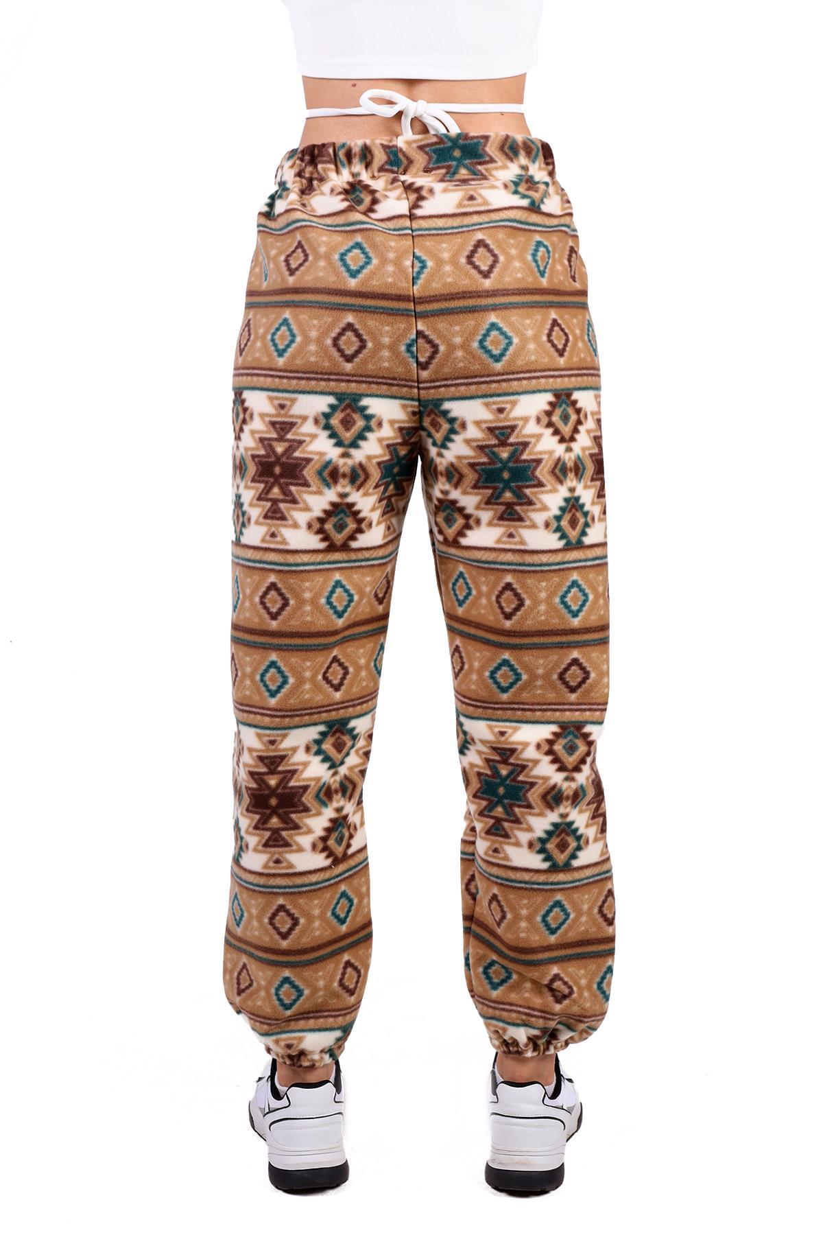 3026A Desenli Pijama Vizon - 5