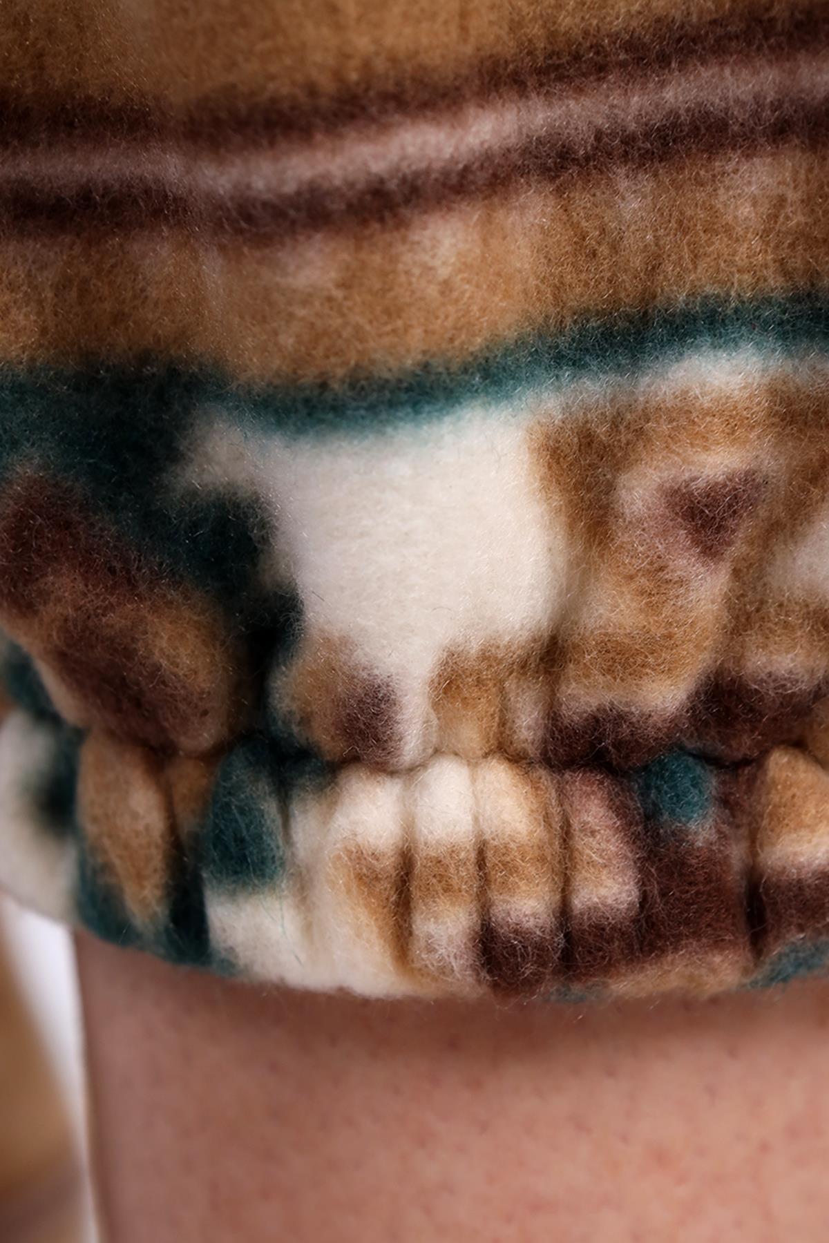 3026A Desenli Pijama Vizon - 8