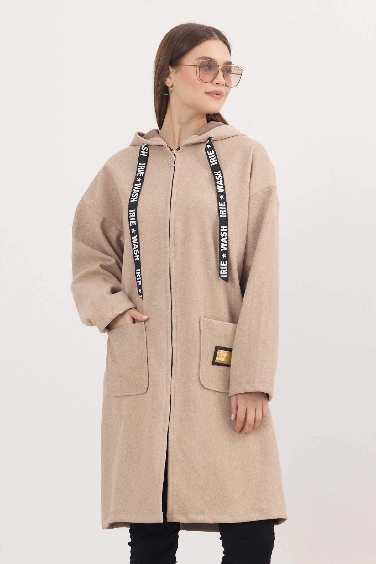 Koyu Taş Astarsız Kaşe Hırka 3049A - 2