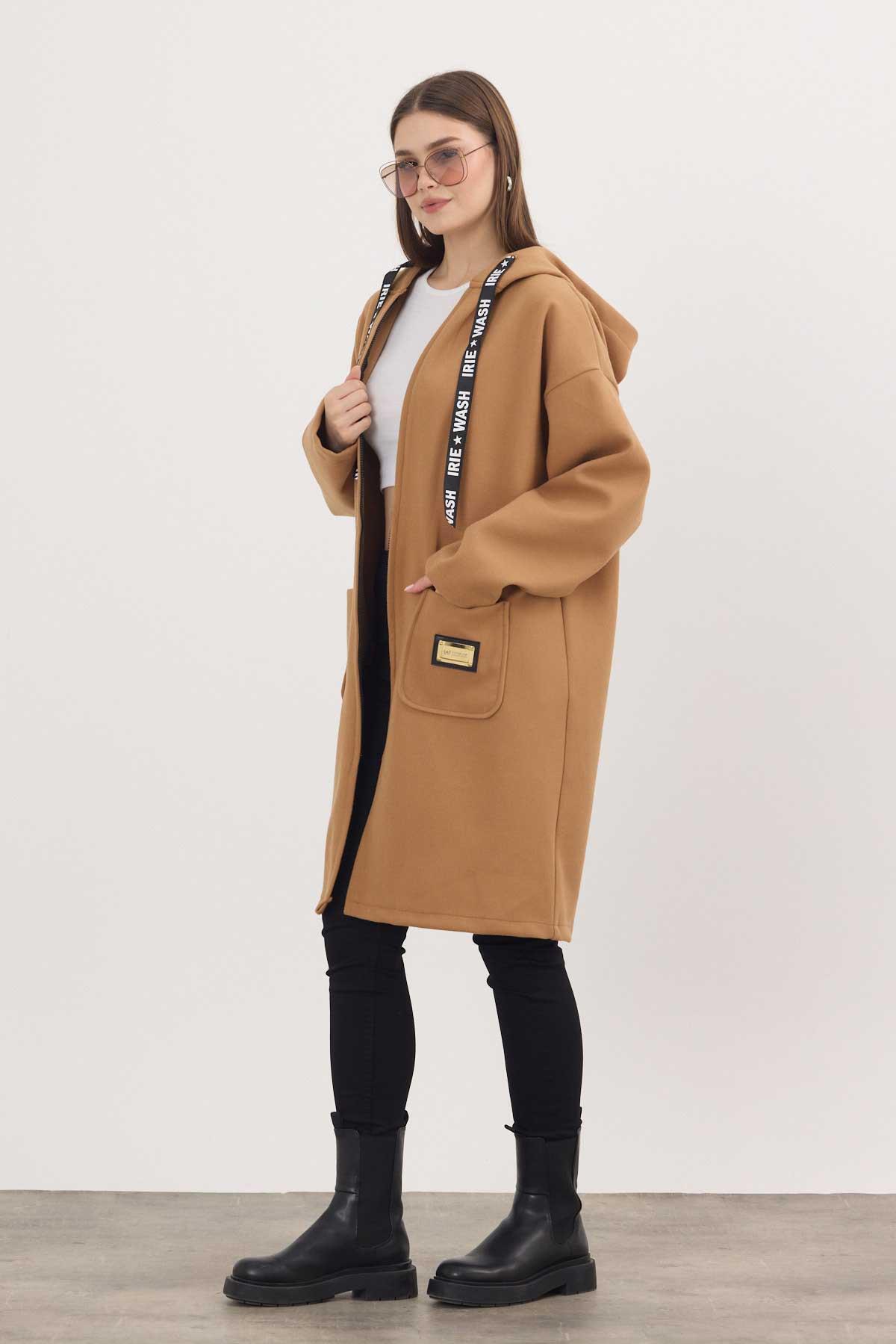 Taba Astarsız Kaşe Hırka 3049A - 8