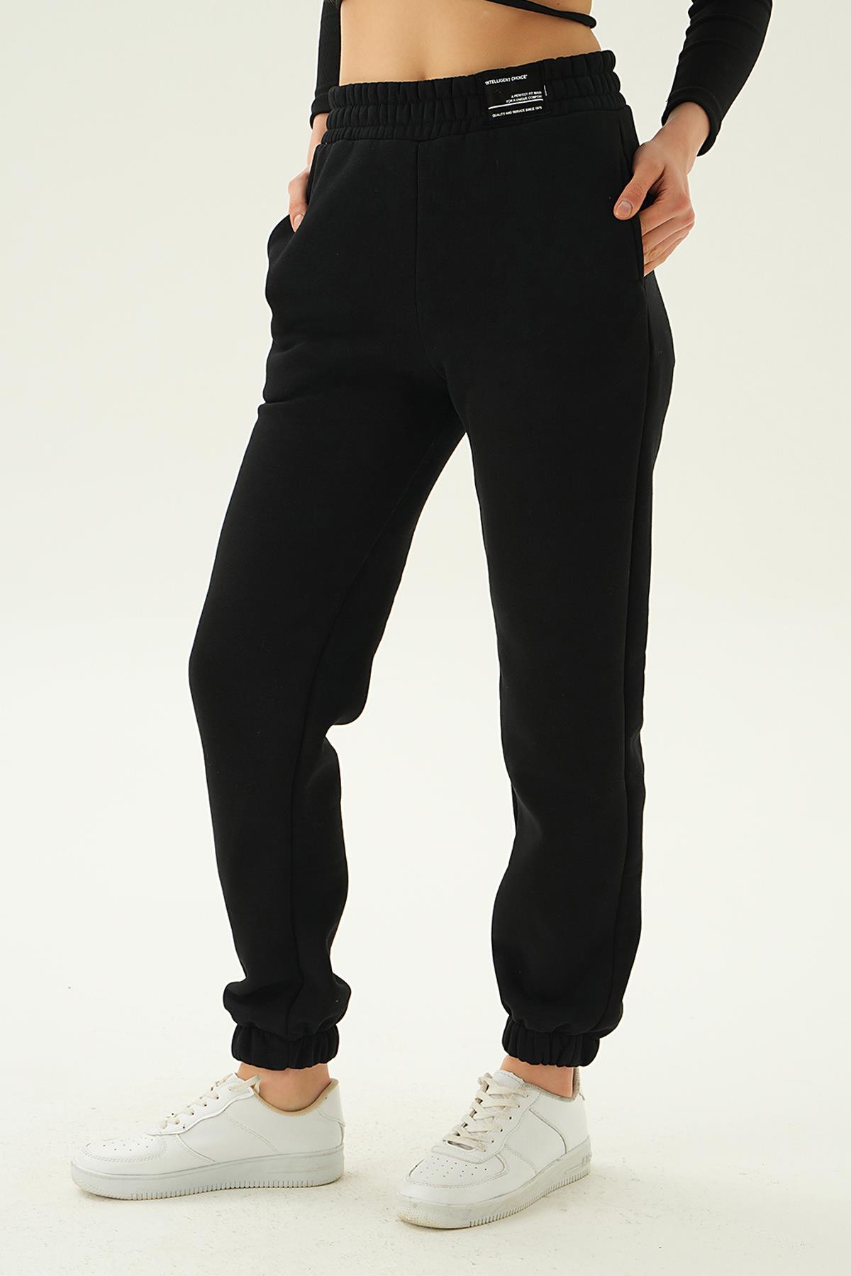 Siyah Bel Arma Cepli Eşofman 3055 - 4