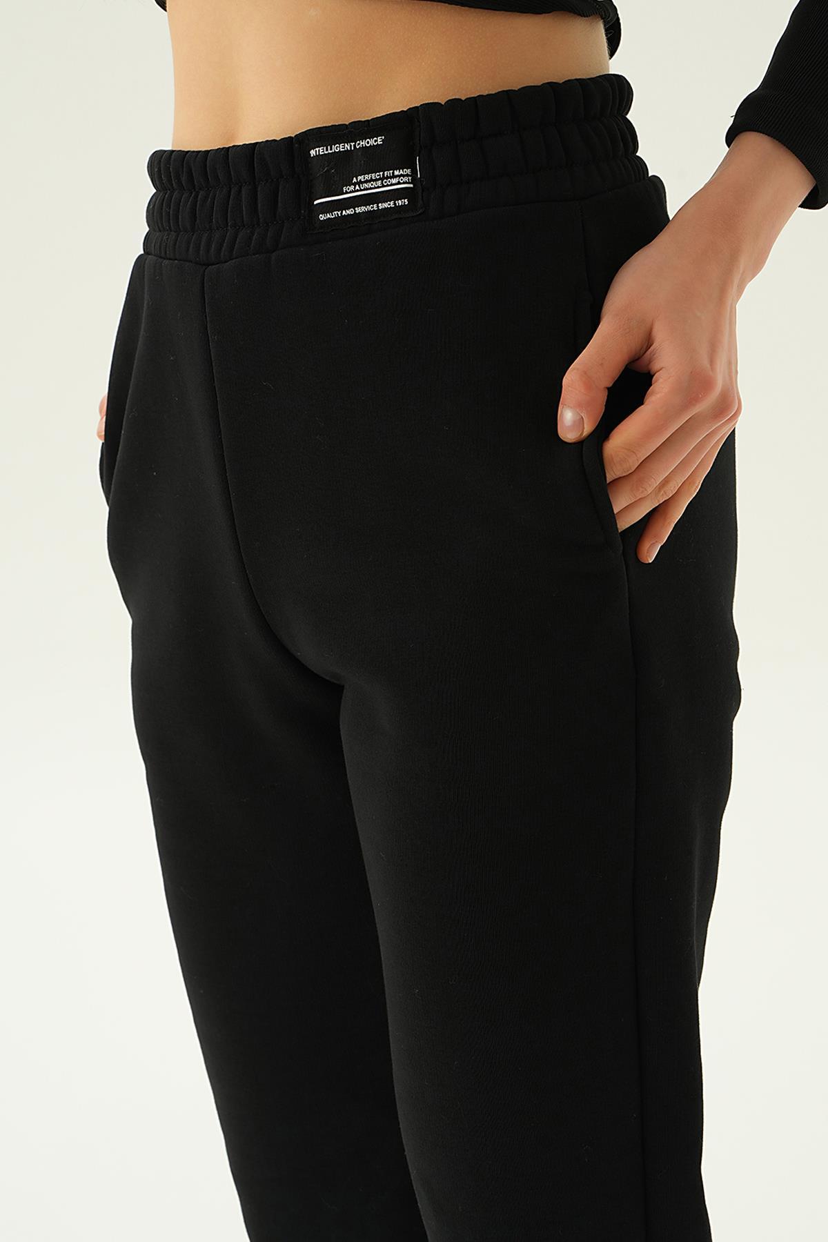 Siyah Bel Arma Cepli Eşofman 3055 - 5