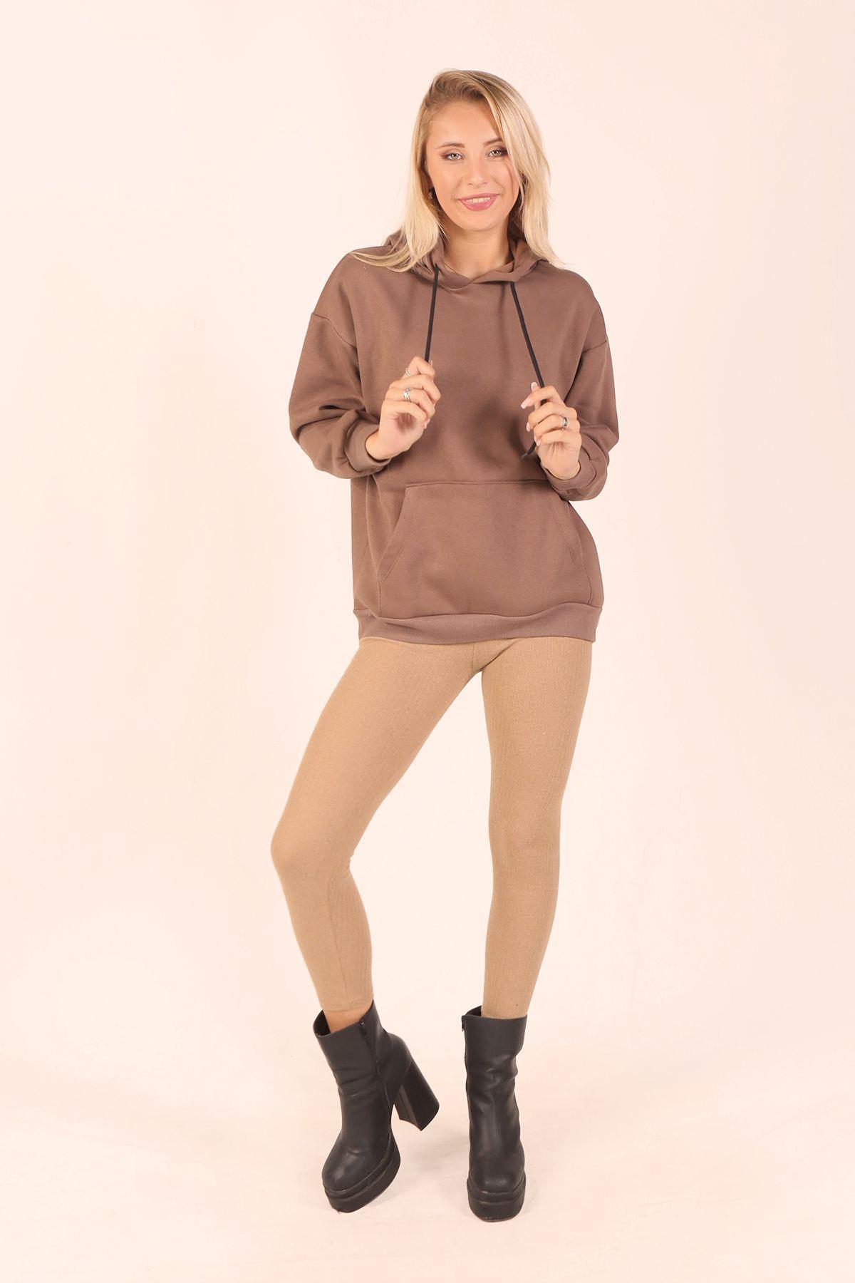 Camel Yüksek Bel Tayt 3061 