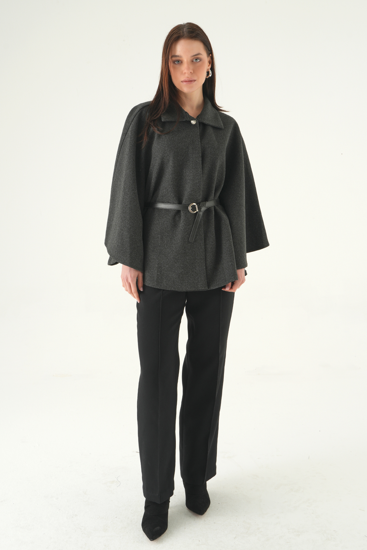 3079 Kemer Detay Panço Antrasit - 3