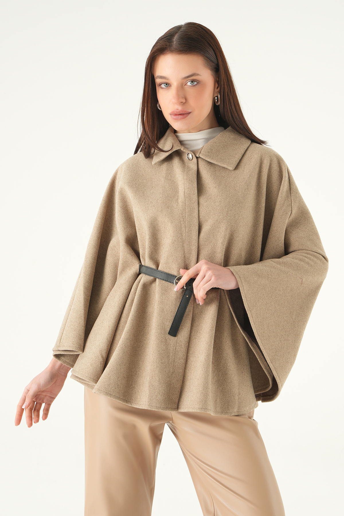 3079 Kemer Detay Panço Bej - 2