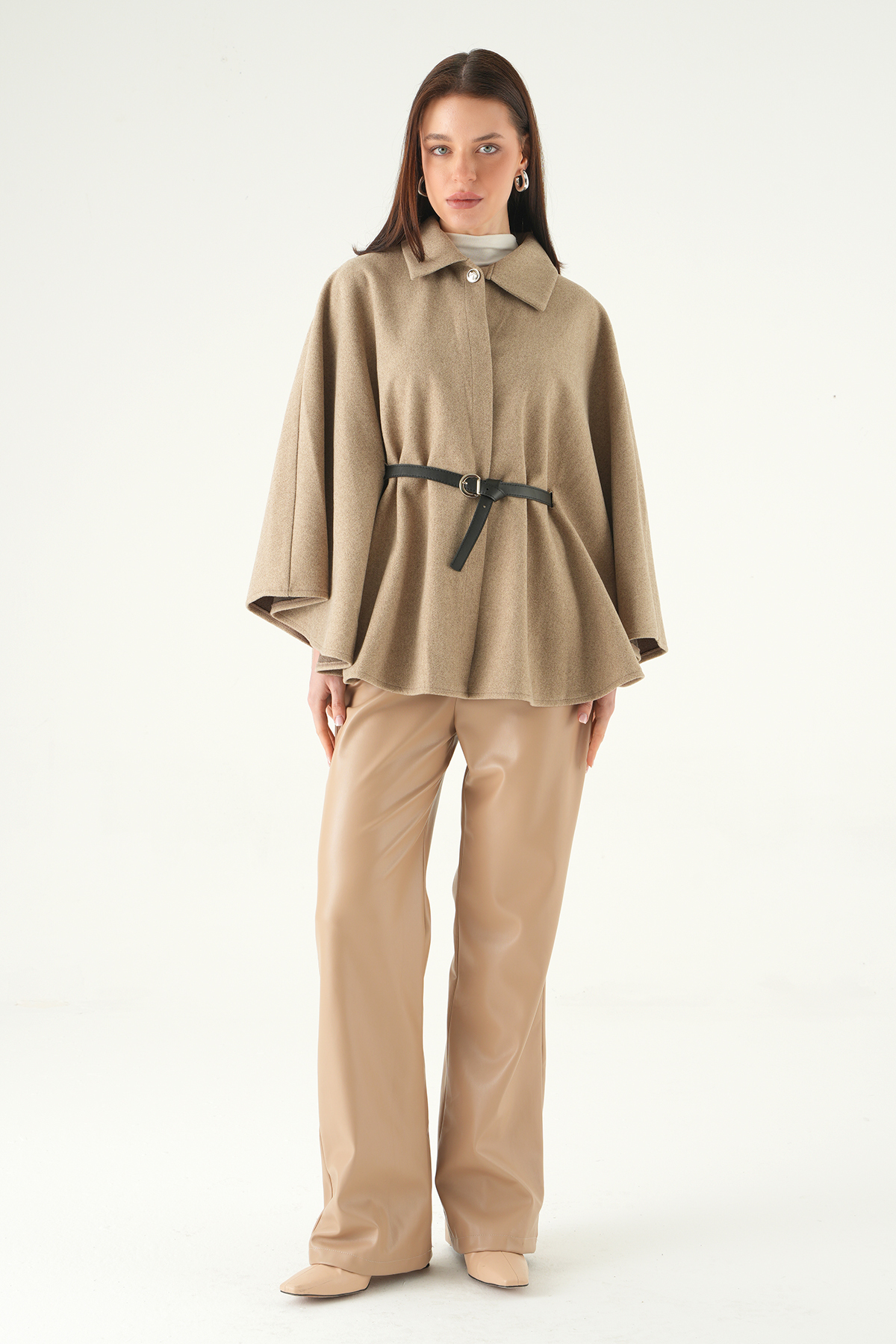 3079 Kemer Detay Panço Bej - 3