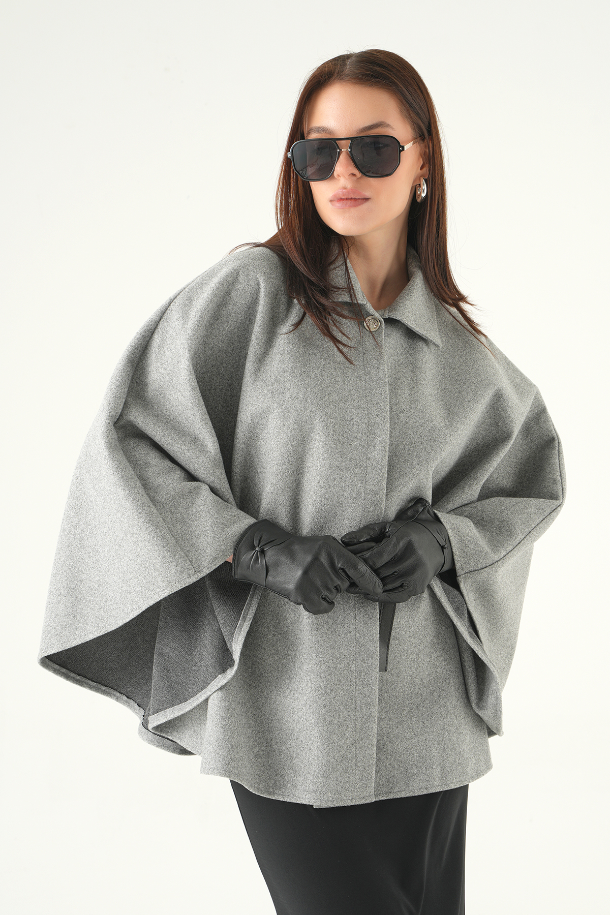 3079 Kemer Detay Panço Gri - 2