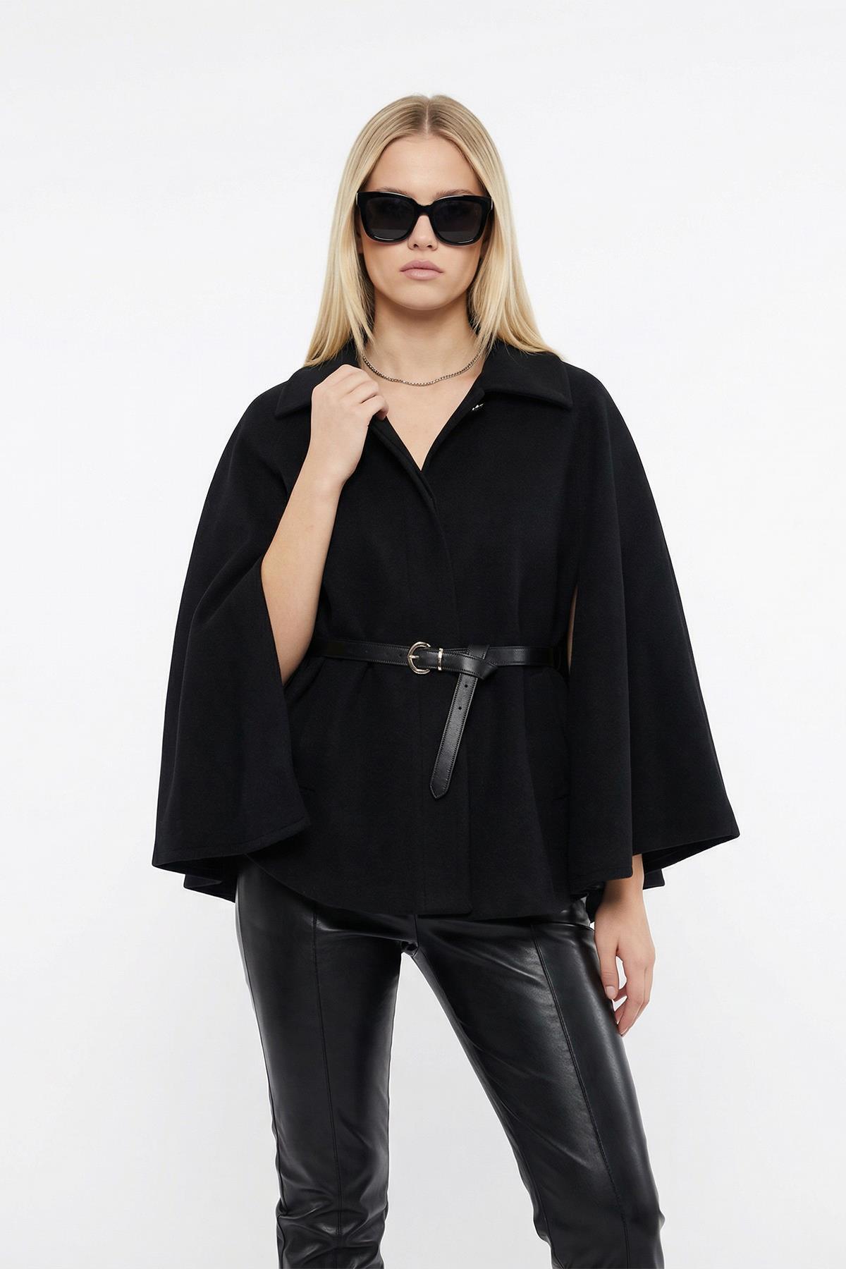 3079 Kemer Detay Panço Siyah - 1