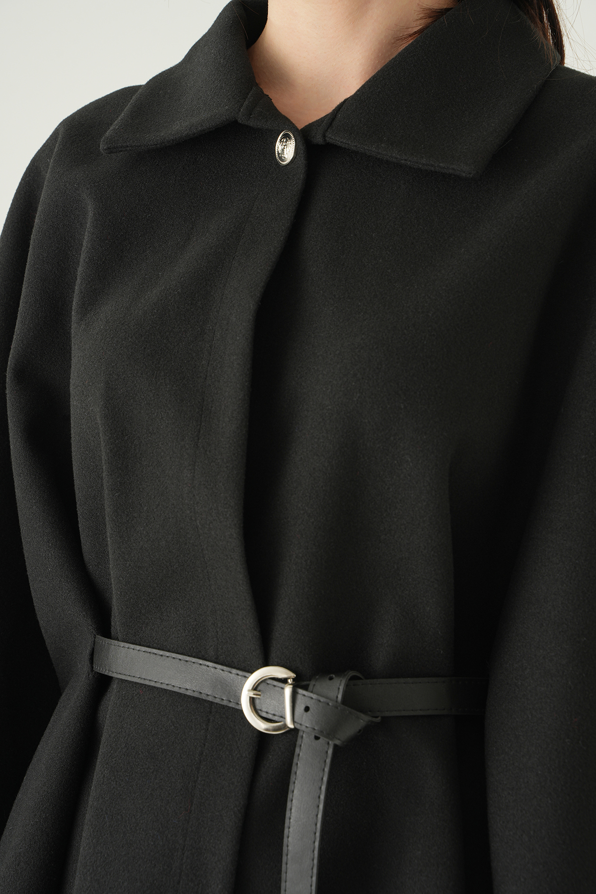 3079 Kemer Detay Panço Siyah - 4